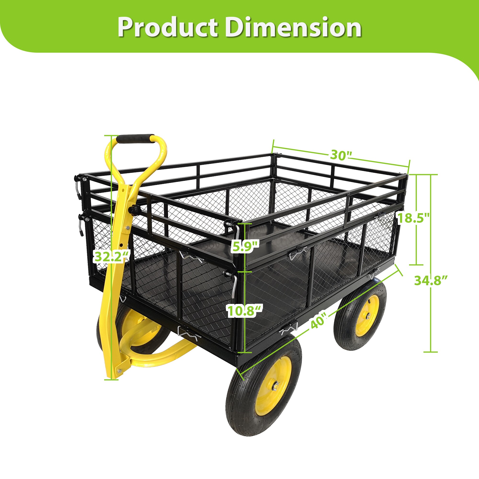 AHIOU HOME ZAAHG-112806C Yard-Carts - View #9
