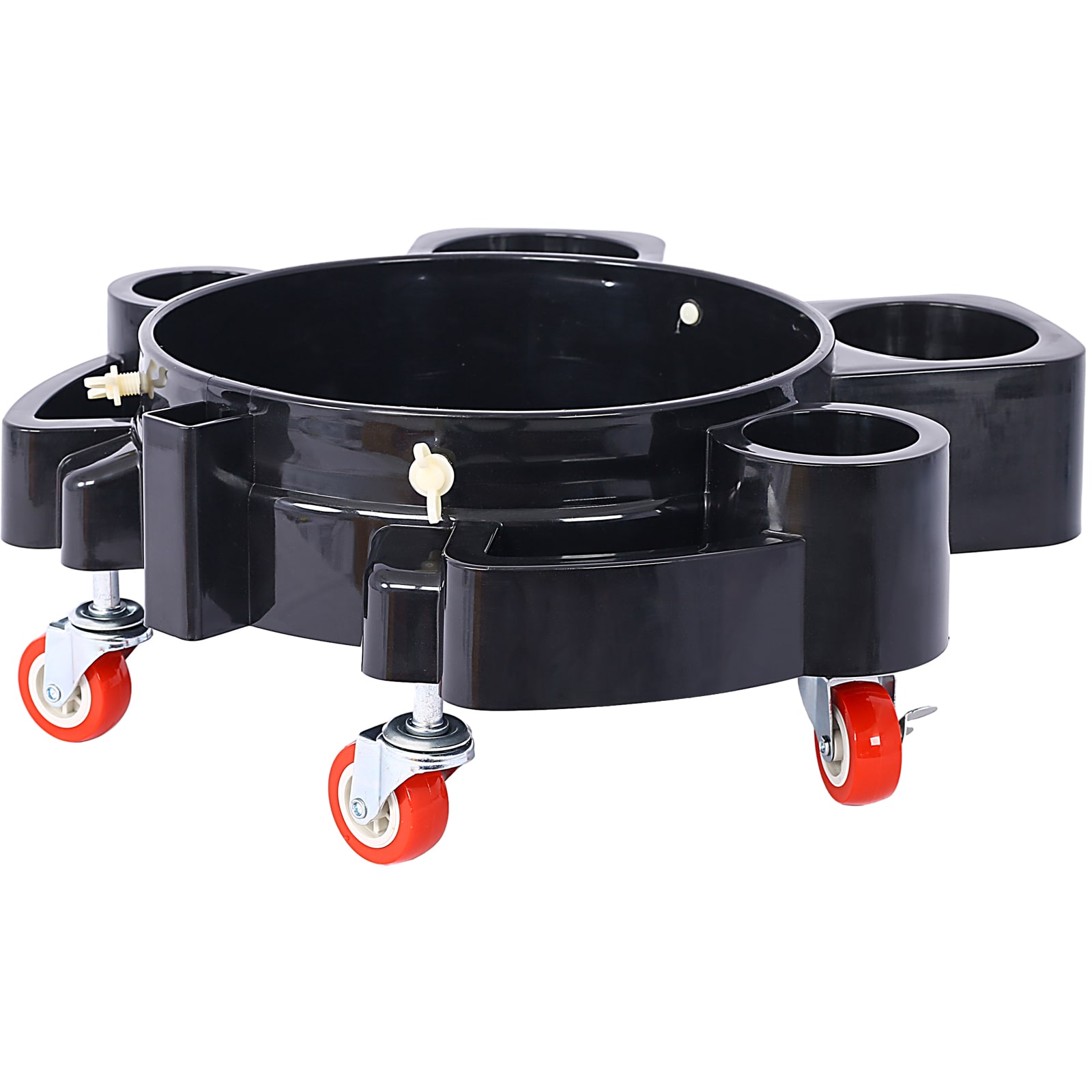 Tatayosi P-DJ-77459 5 Gallon Removable Rolling Bucket Dolly with 5 Rolling Swivel Casters