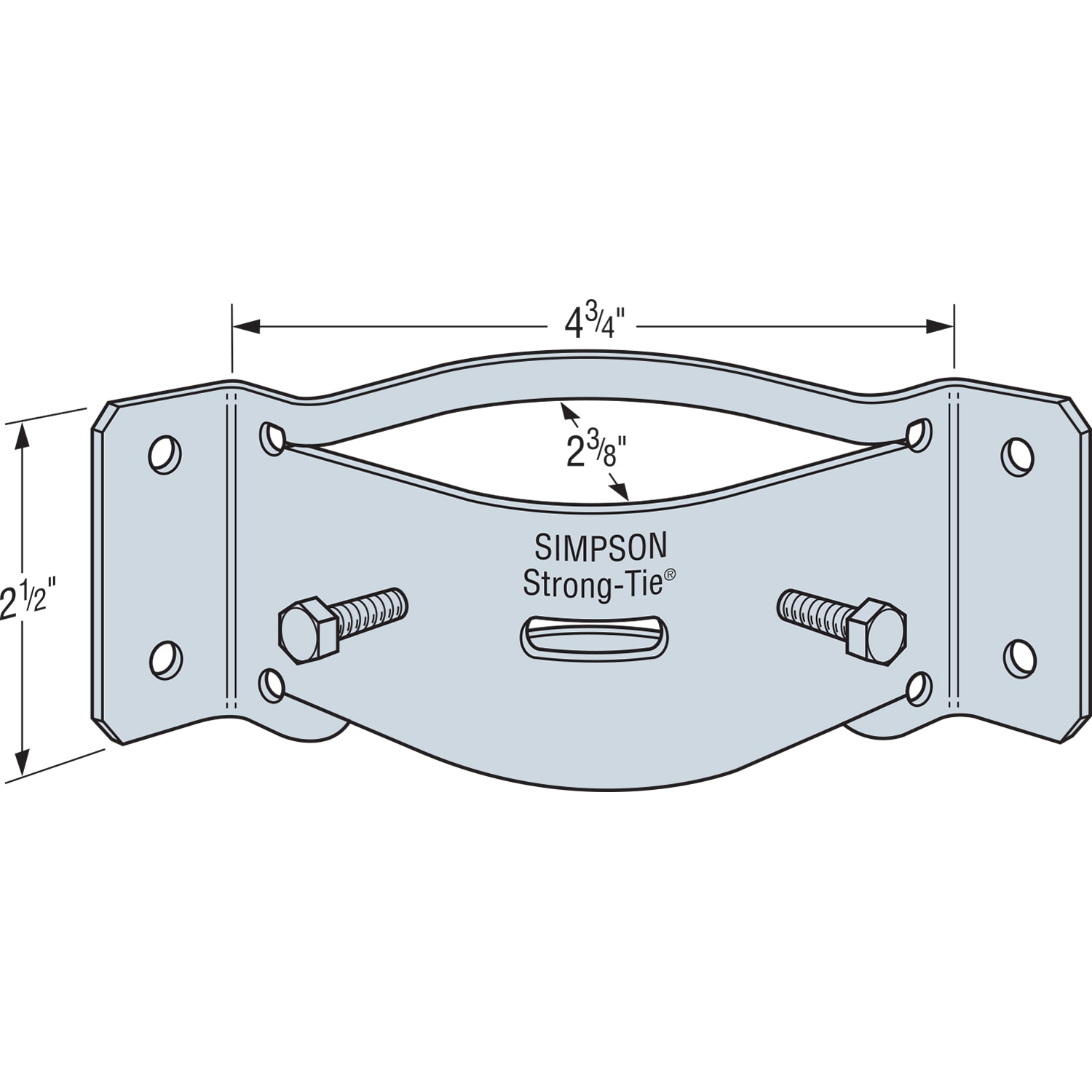 Simpson Strong-Tie PGTIC2Z-R Trusses-And-Rafter-Ties - View #3