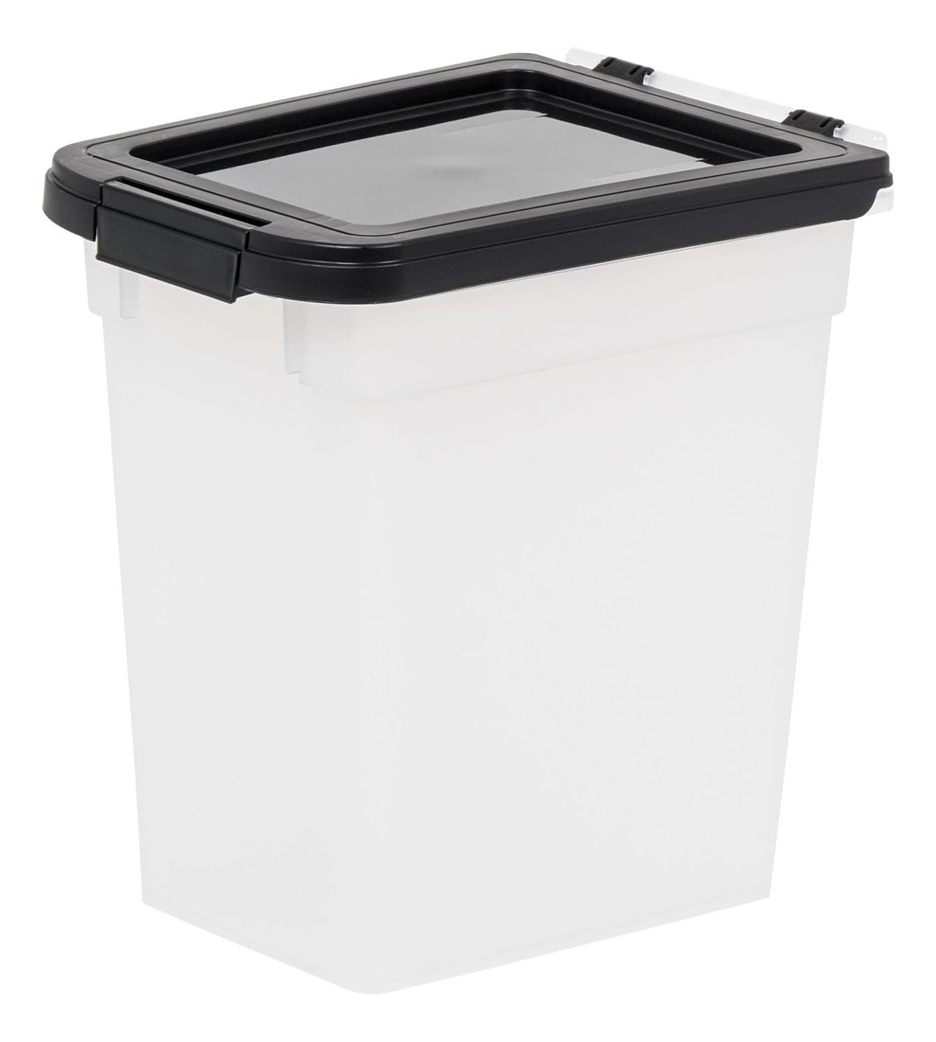 IRIS X-large 17.25-Gallons (69-Quart) Dark Gray Rolling Tote with Latching  Lid in the Plastic Storage Containers department at
