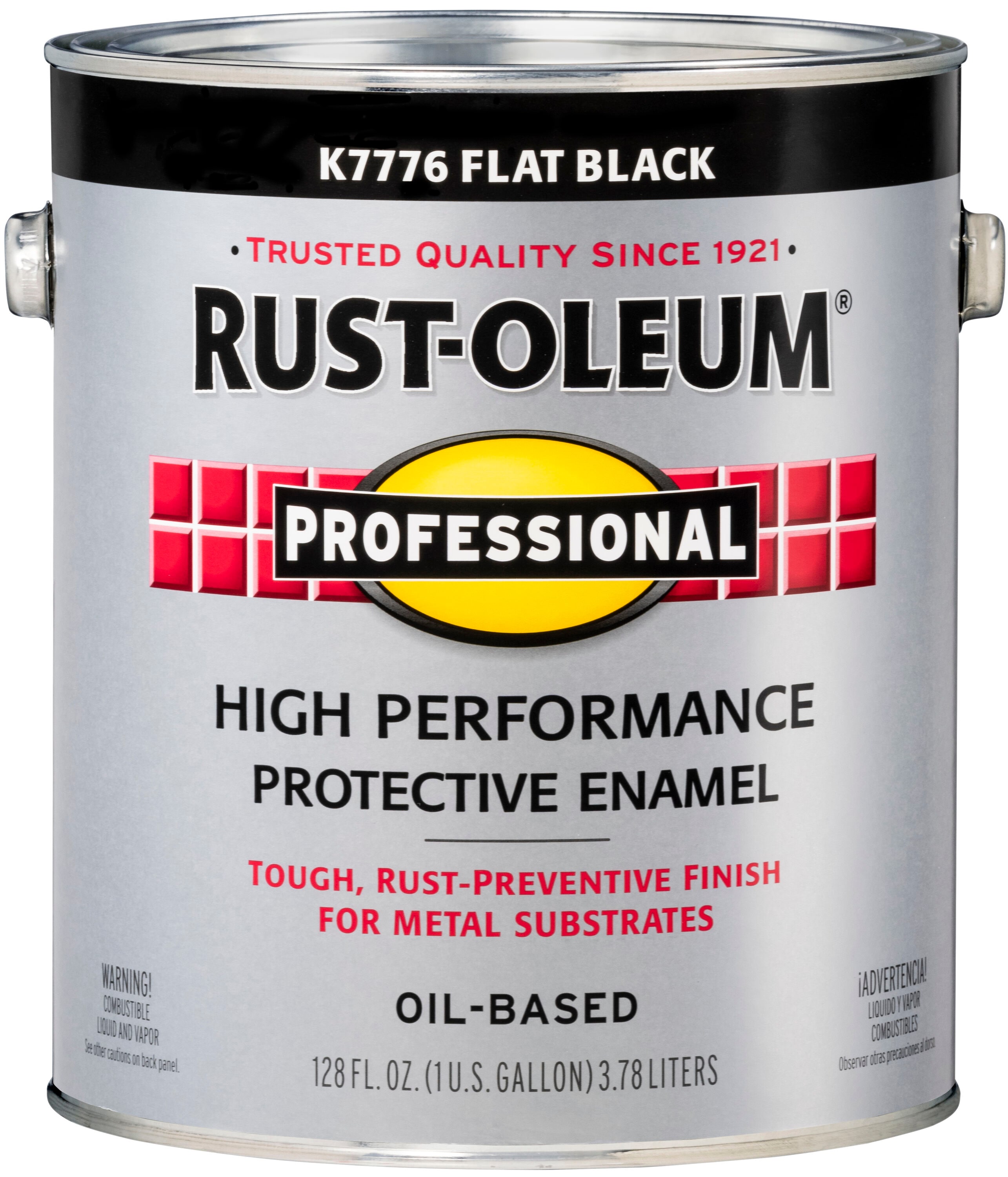 Rust-Oleum Professional Flat Black Interior/Exterior Oil-based ...