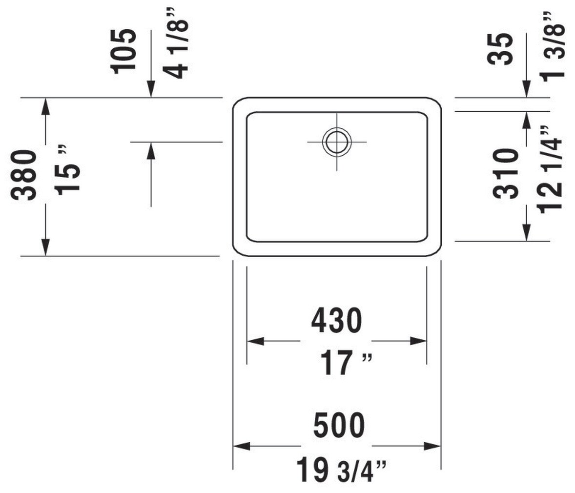 Duravit 0455500000 Bath-Sink - View #5