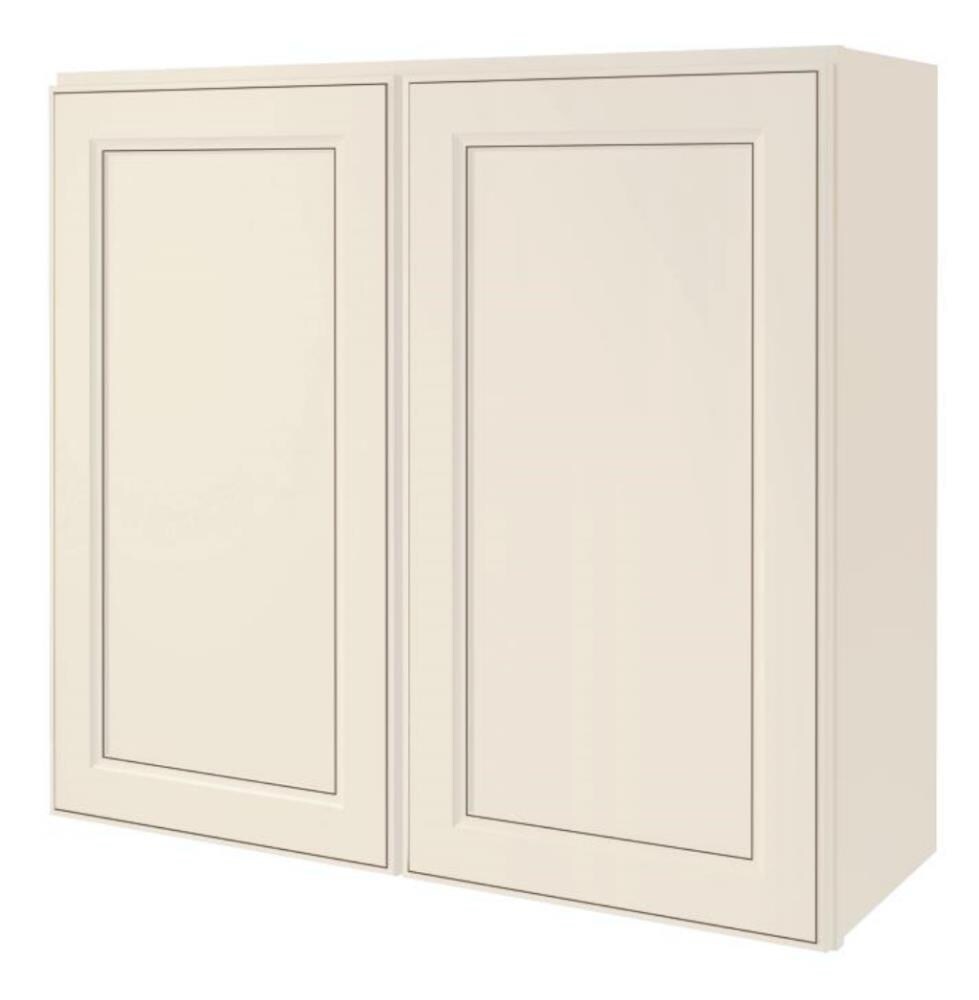Diamond NOW Caspian 36-in W x 30-in H x 12-in D Truecolor Toasted Antique Door Wall Stock Cabinet