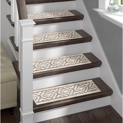 The Sofia Rugs Carpet Stair Treads Set, Carpet Pads For Basement Stairs