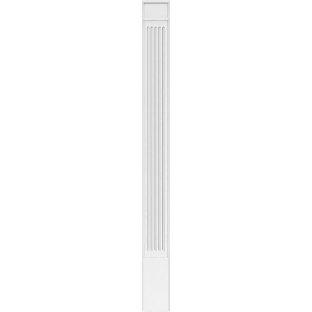 Ekena Millwork PILP08X090FL02-2 Entry-Door-Casing-Accents - View #3