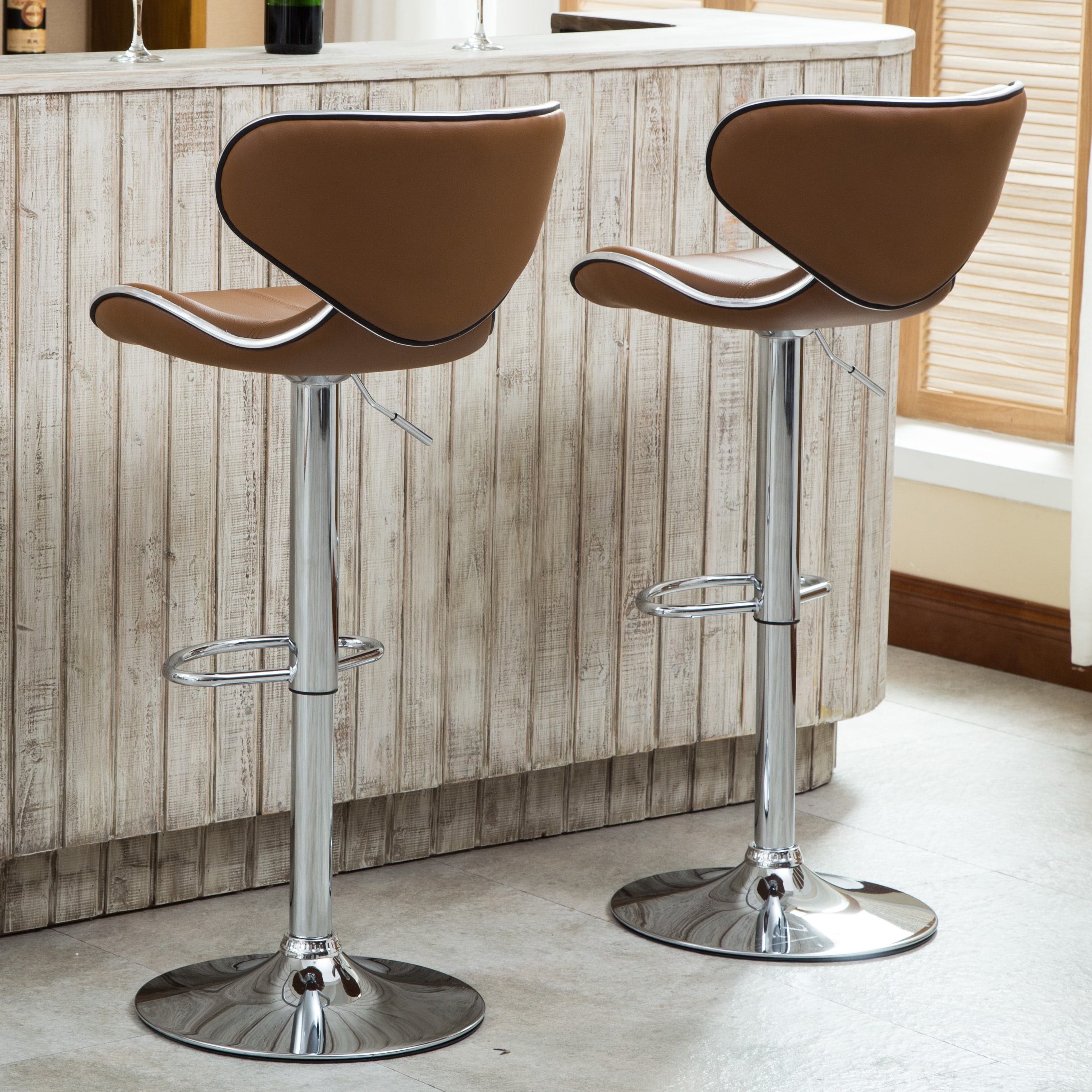 Roundhill Furniture PC138CL stools - View #3