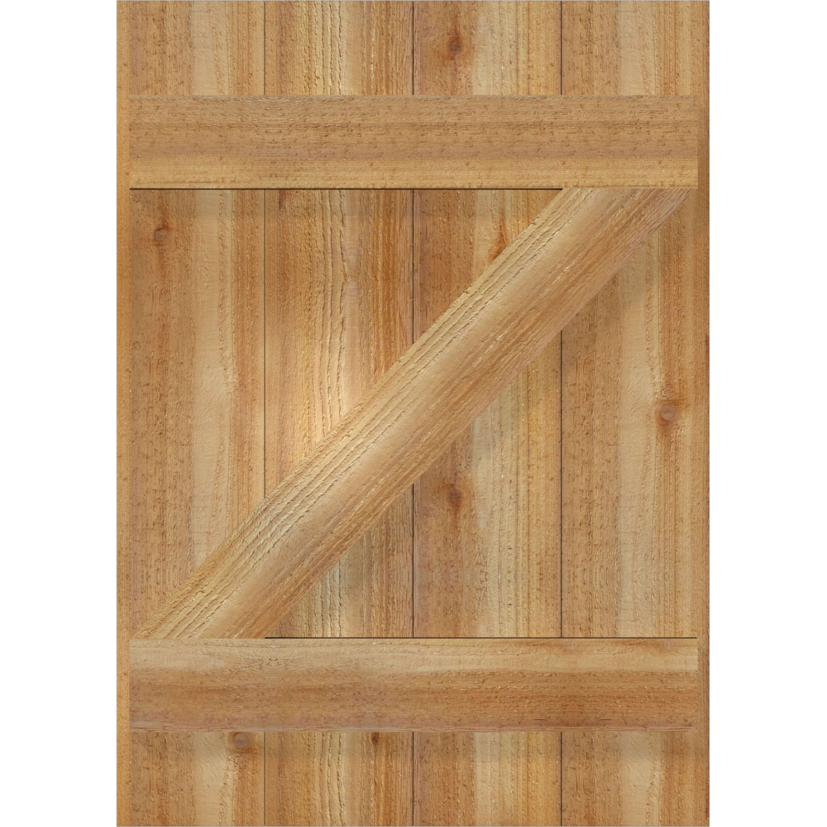 Ekena Millwork RBJ06Z21X030RWR Exterior-Shutters - View #5