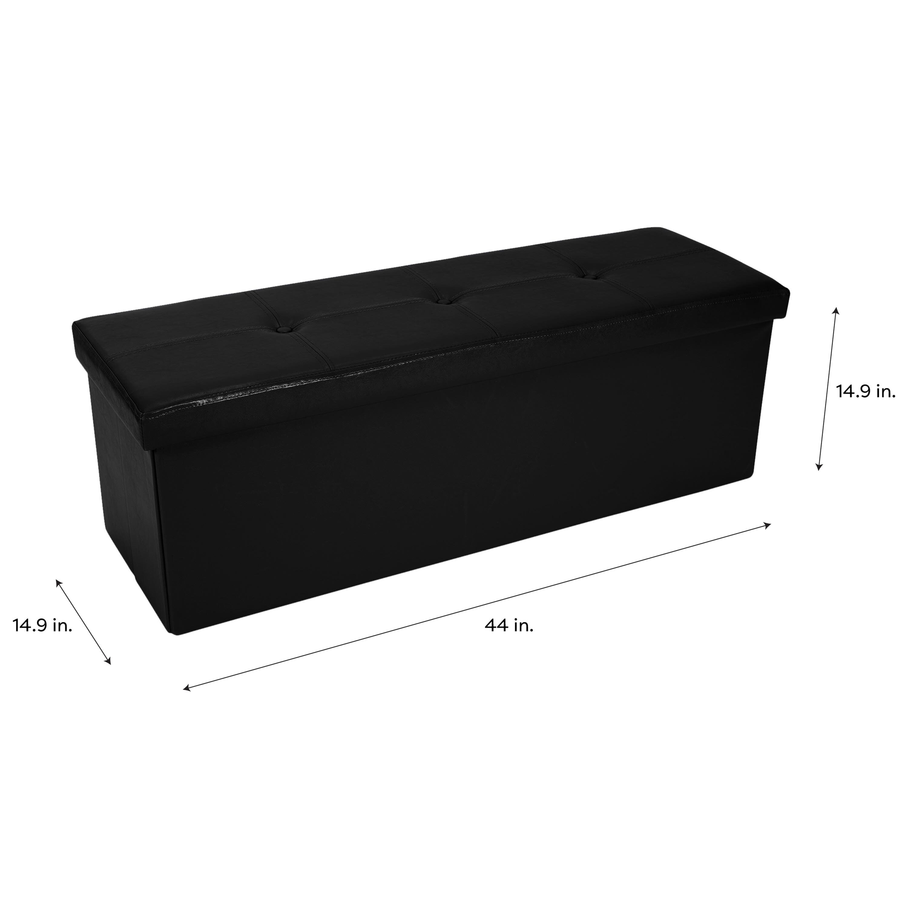 Simplify F-0645-BLACK-BX Indoor-Ottomans - View #4