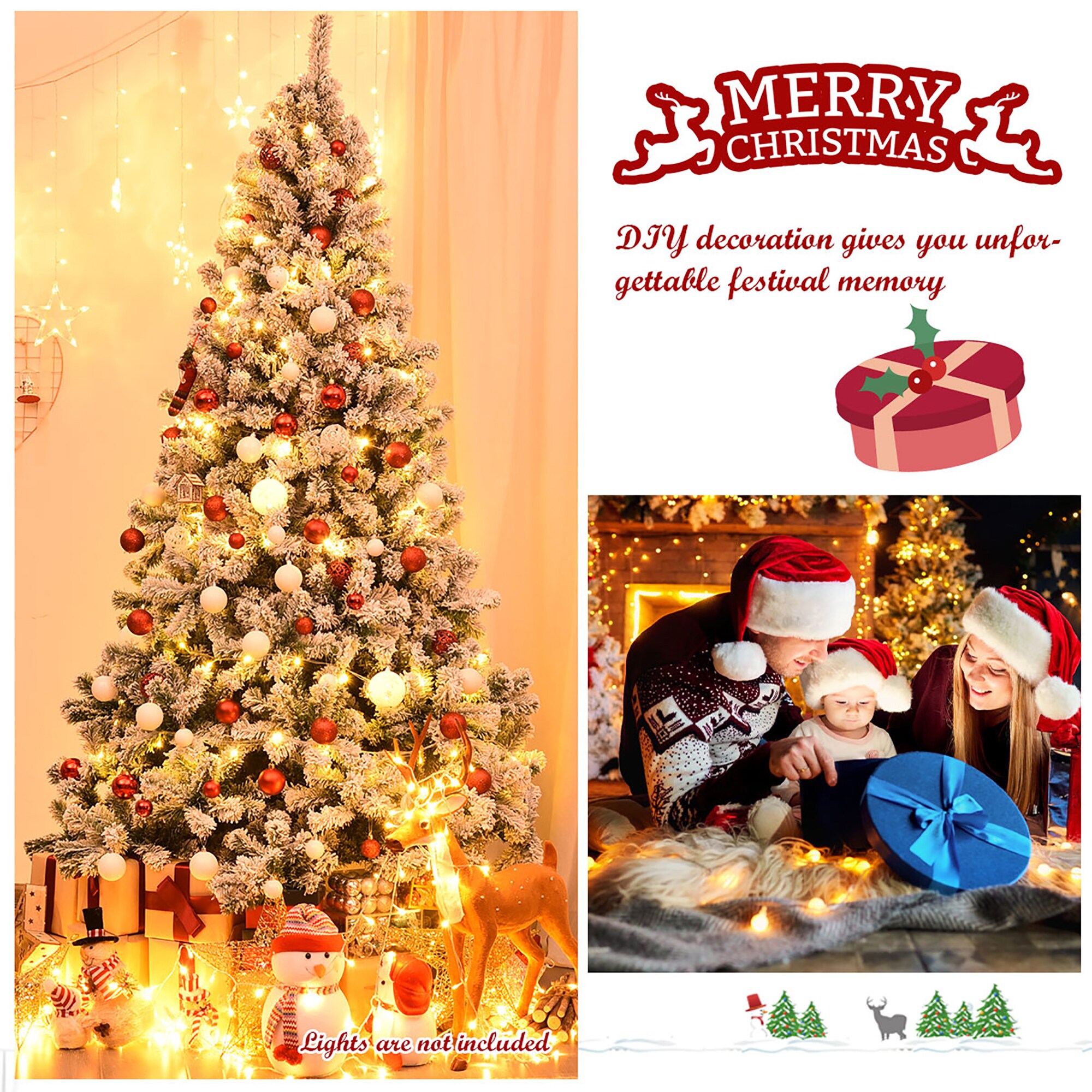 Costway CM22867 Artificial-Christmas-Trees - View #5