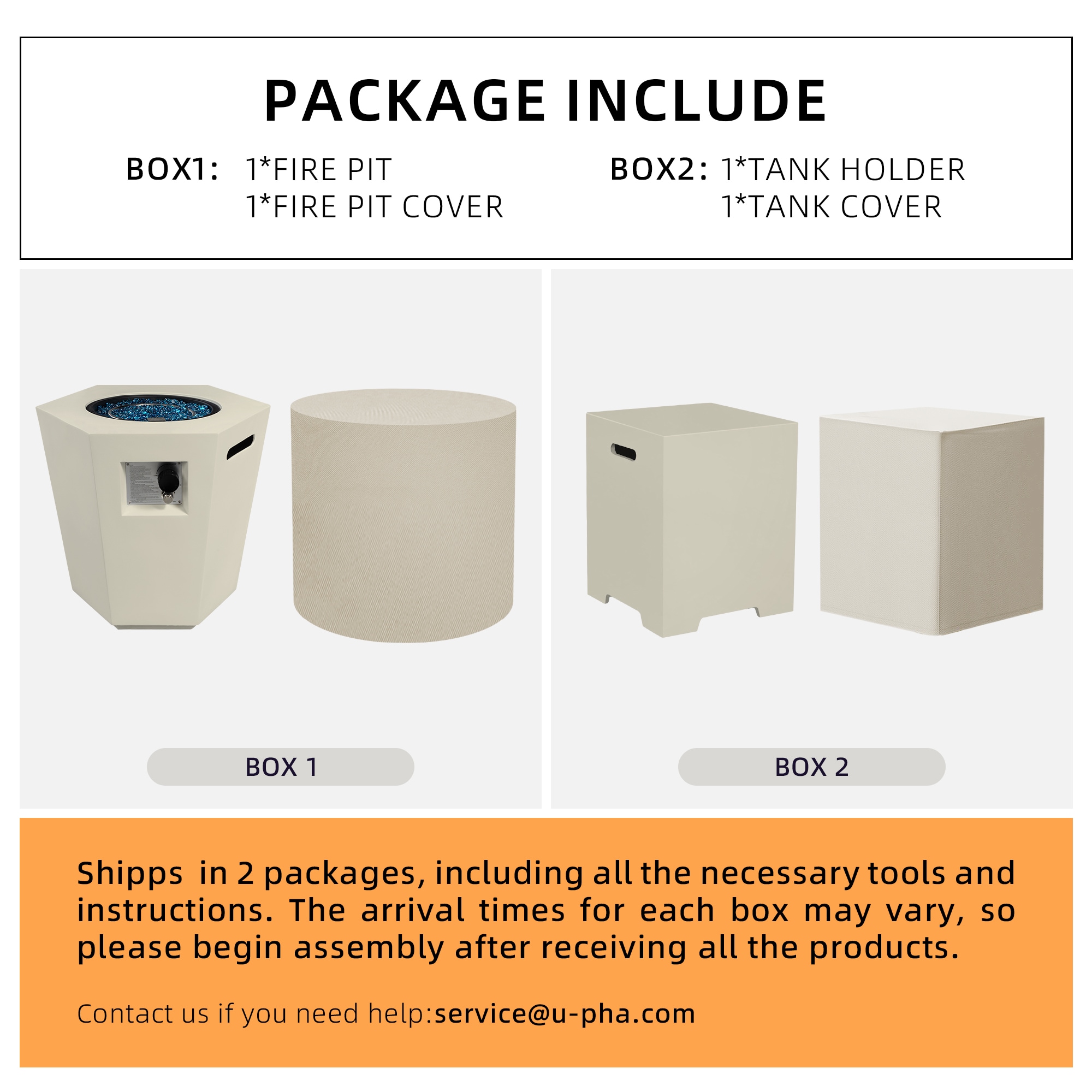 UPHA 24MGO-6BX-MBF Outdoor-Gas-Firepits - View #8
