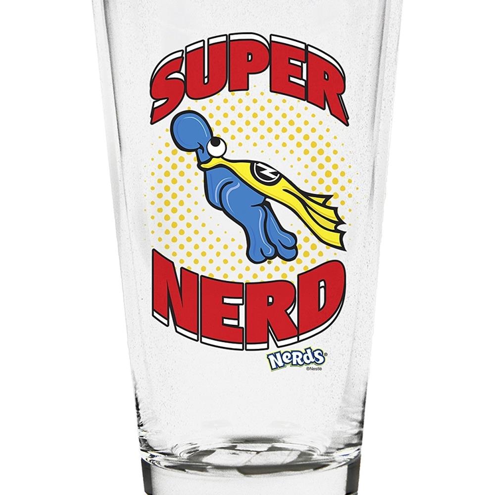 Imaginarium Goods IMRG2443  GLS-NES-SUPER Clear pint glass, Super Nerd