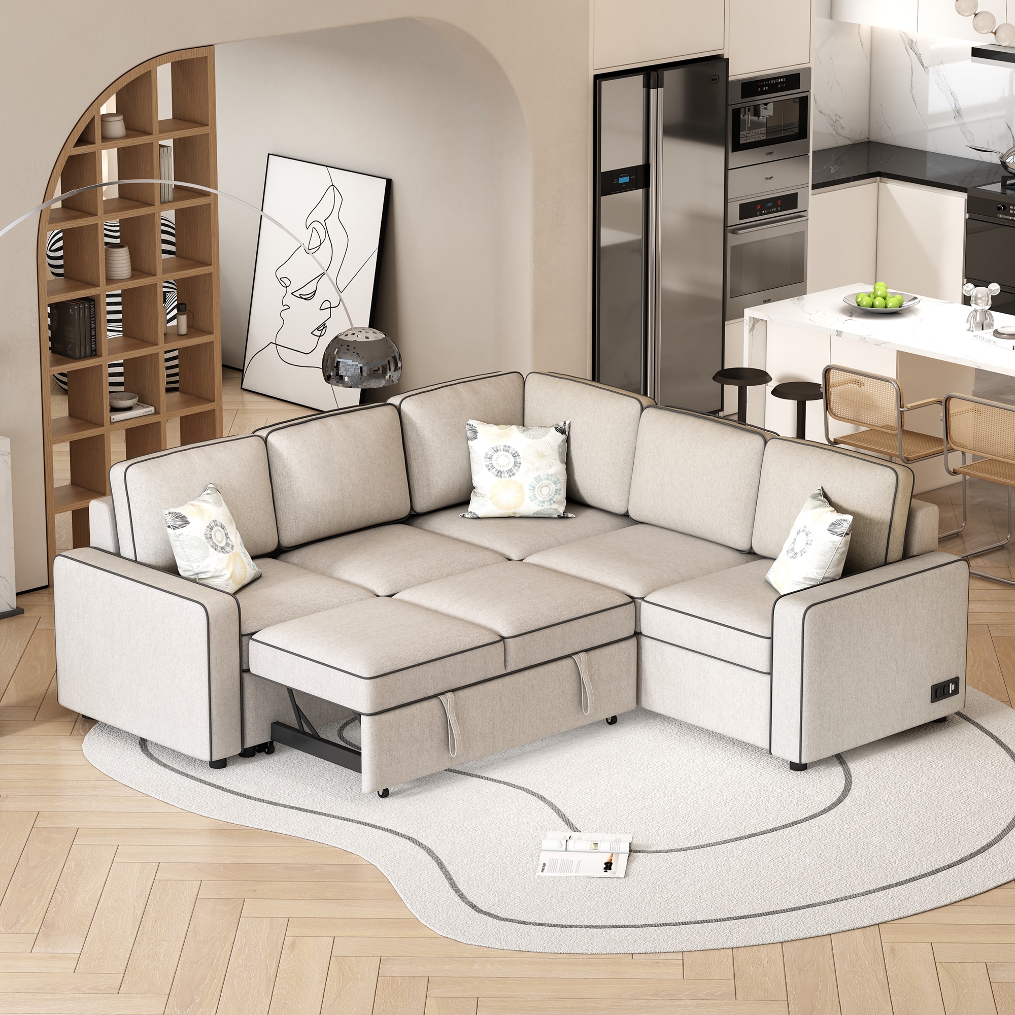 ModernLuxe L-SG001100AAA Sofas-Loveseats - View #3