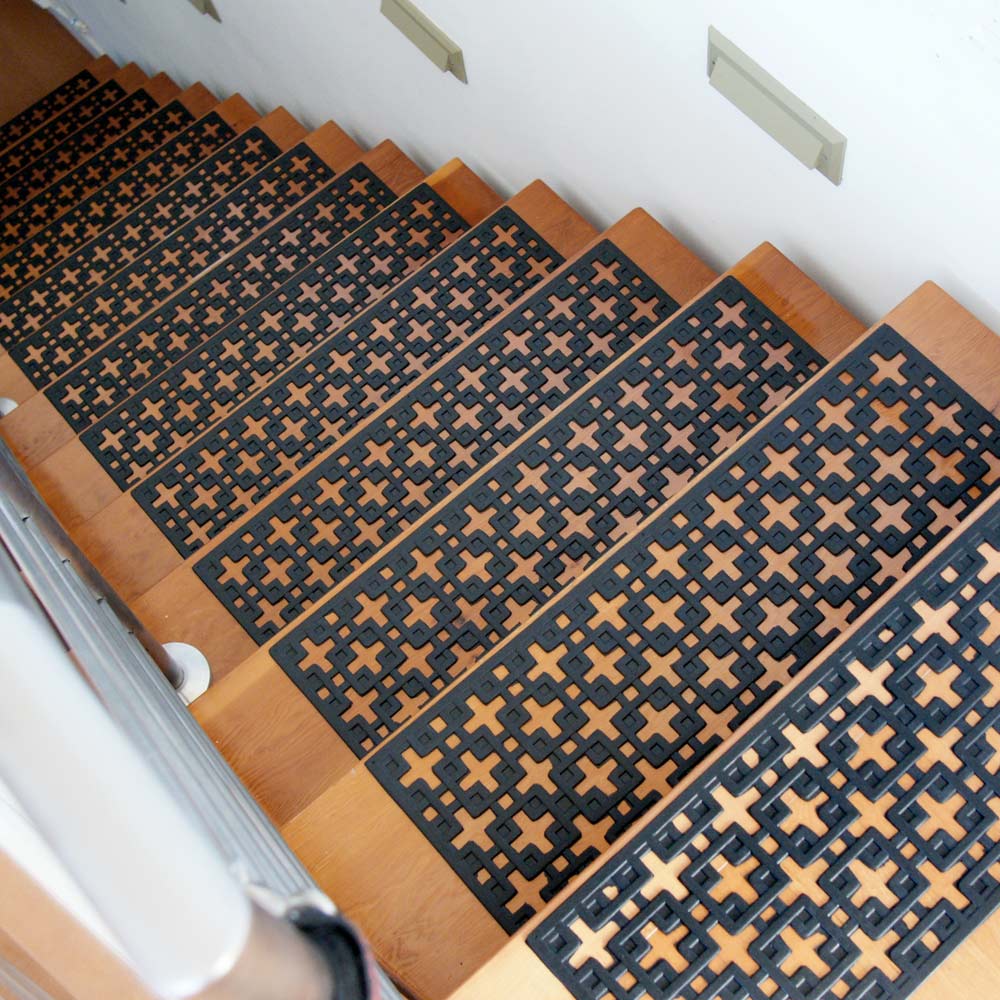 13 Stair Treads, Non Slip Carpet Pads