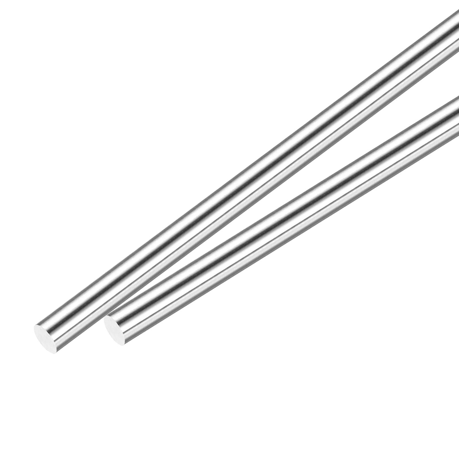 Unique Bargains 2pcs 5/8 x 14-Inch 304 Stainless Steel Solid Round Rods Metal Lathe Bar Stock for DIY Craft