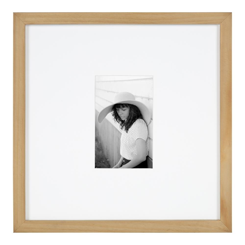 DesignOvation 216750 Natural Wood Picture Frame (12-in x 12-in)
