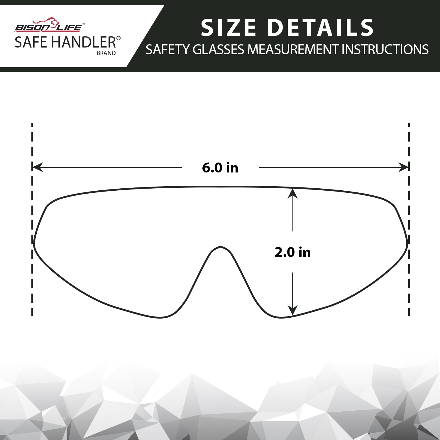 BISON LIFE SH-OCSG-BLLBKT-18-2 Protective-Eye-Wear - View #2