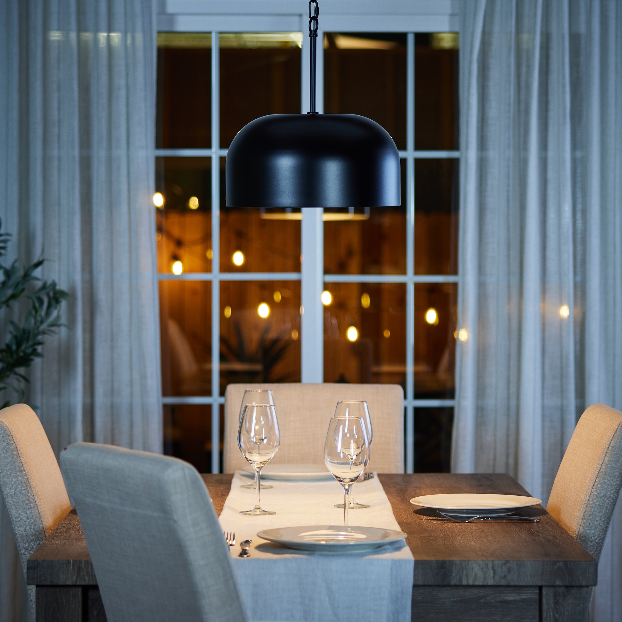 allen + roth LW1465-BK-CV Pendant-Lights - View #8