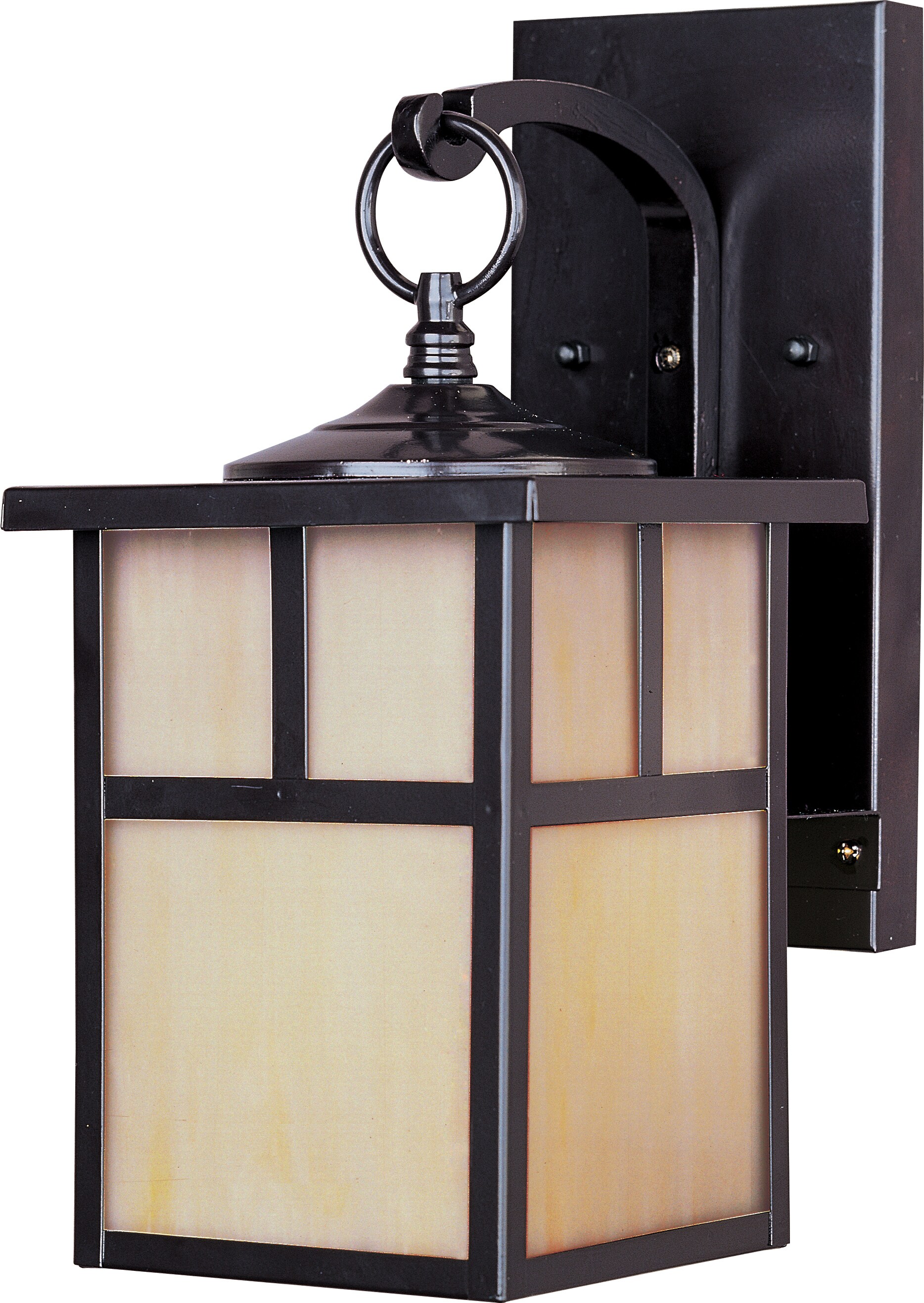 Maxim Lighting 4053HOBU Coldwater 1 -Light 12-in H Distressed Brown Hardwired Outdoor Wall Light