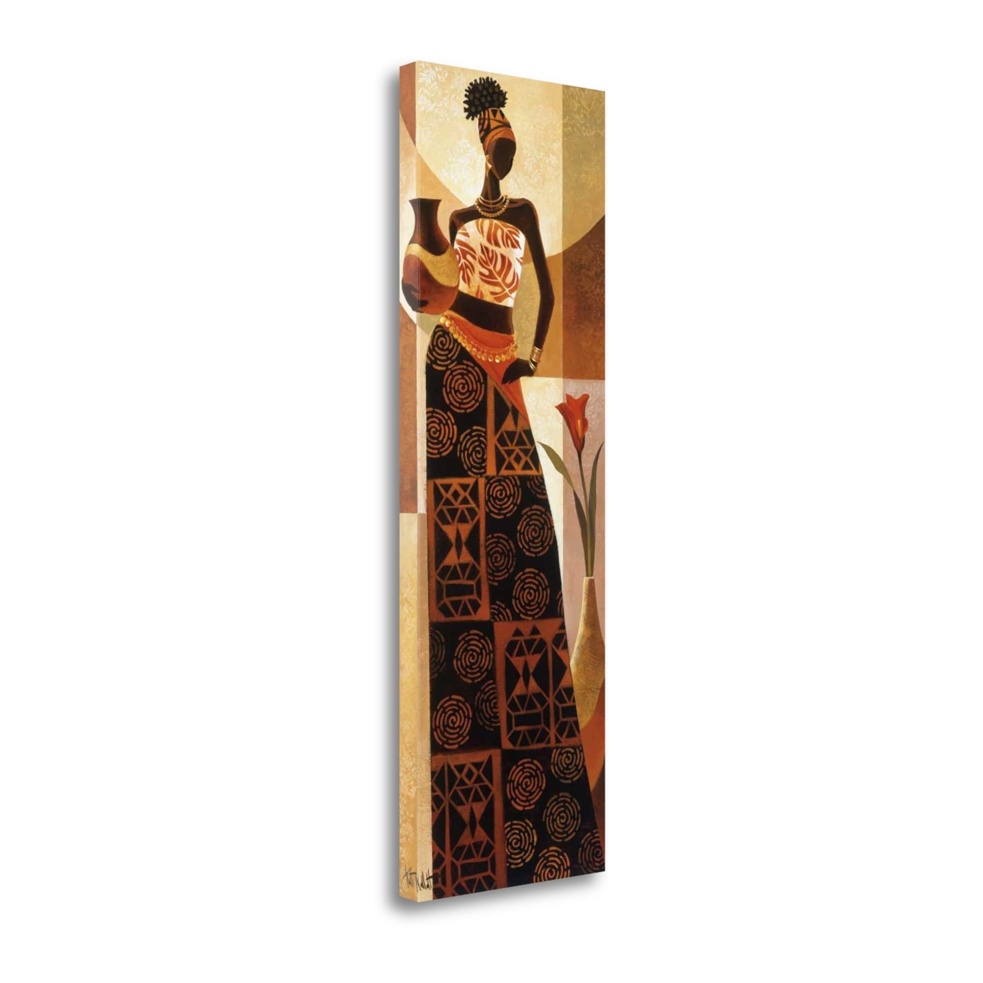 Tangletown Fine Art CA312516-1648C Naima Keith Mallett 47-in H x 16-in W People Print on Canvas