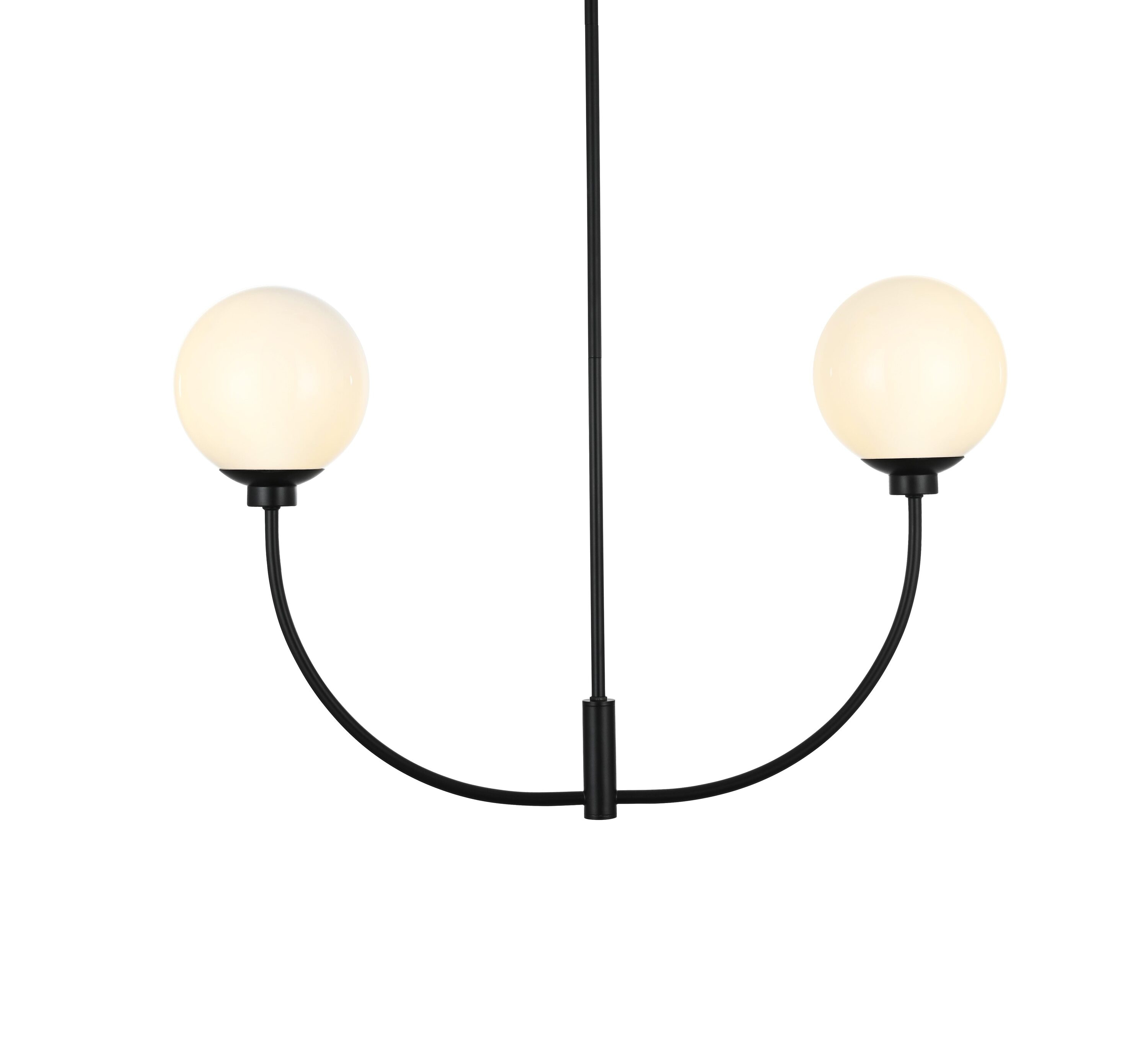 Elegant Decor HFDL2448D30BK b090015 - View #3
