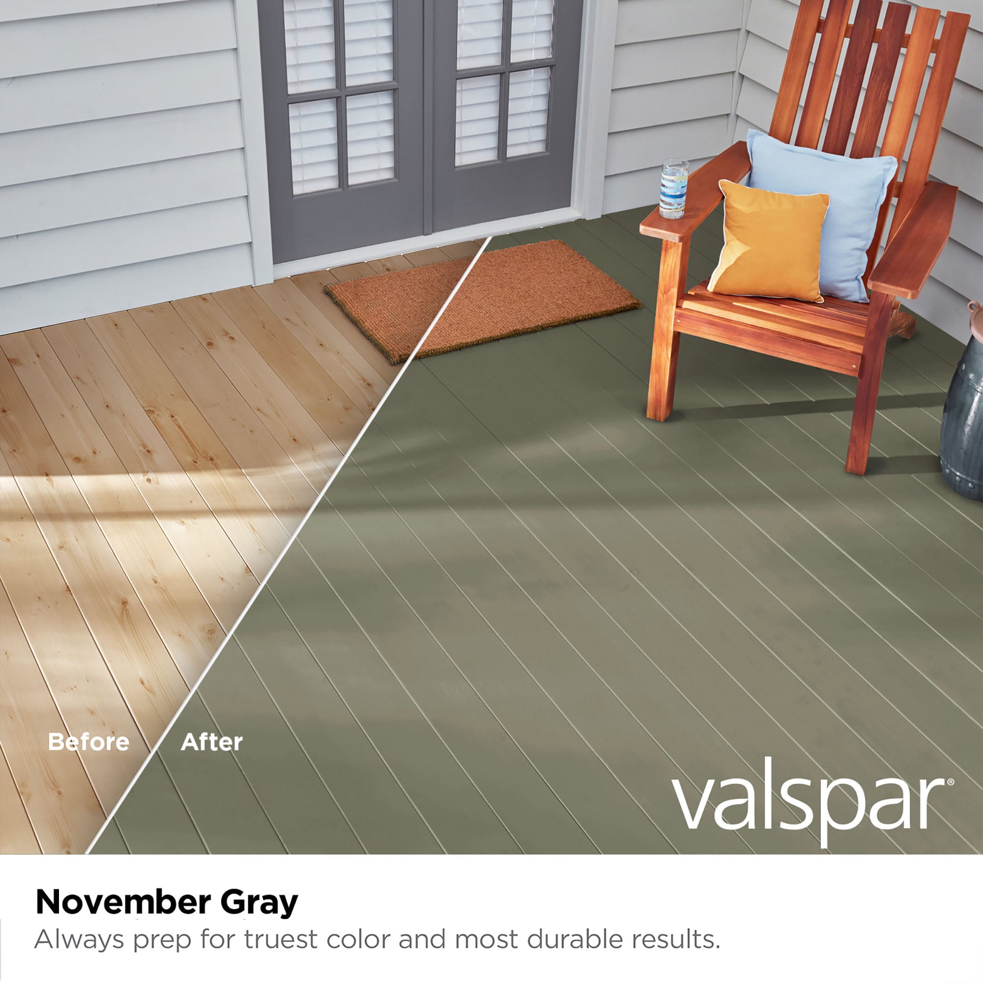 Valspar NOVEMBR GRAY-1028092 Exterior-Stains-Sealors - View #2