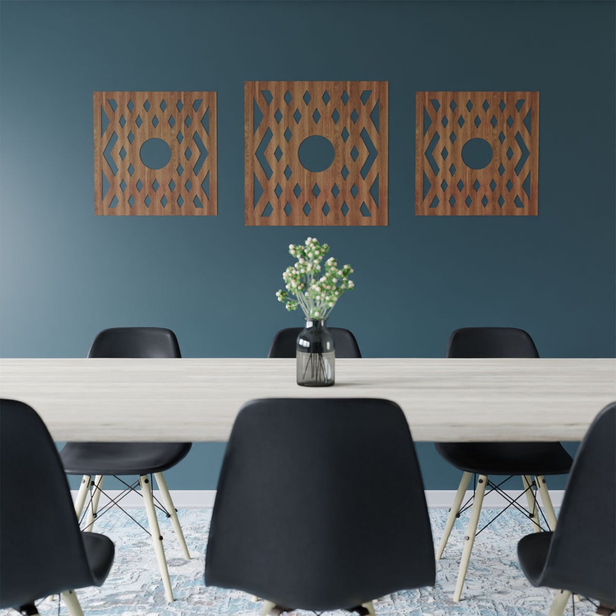 Ekena Millwork CMWP34X34X0250CHWA Ceiling-Medallions - View #6
