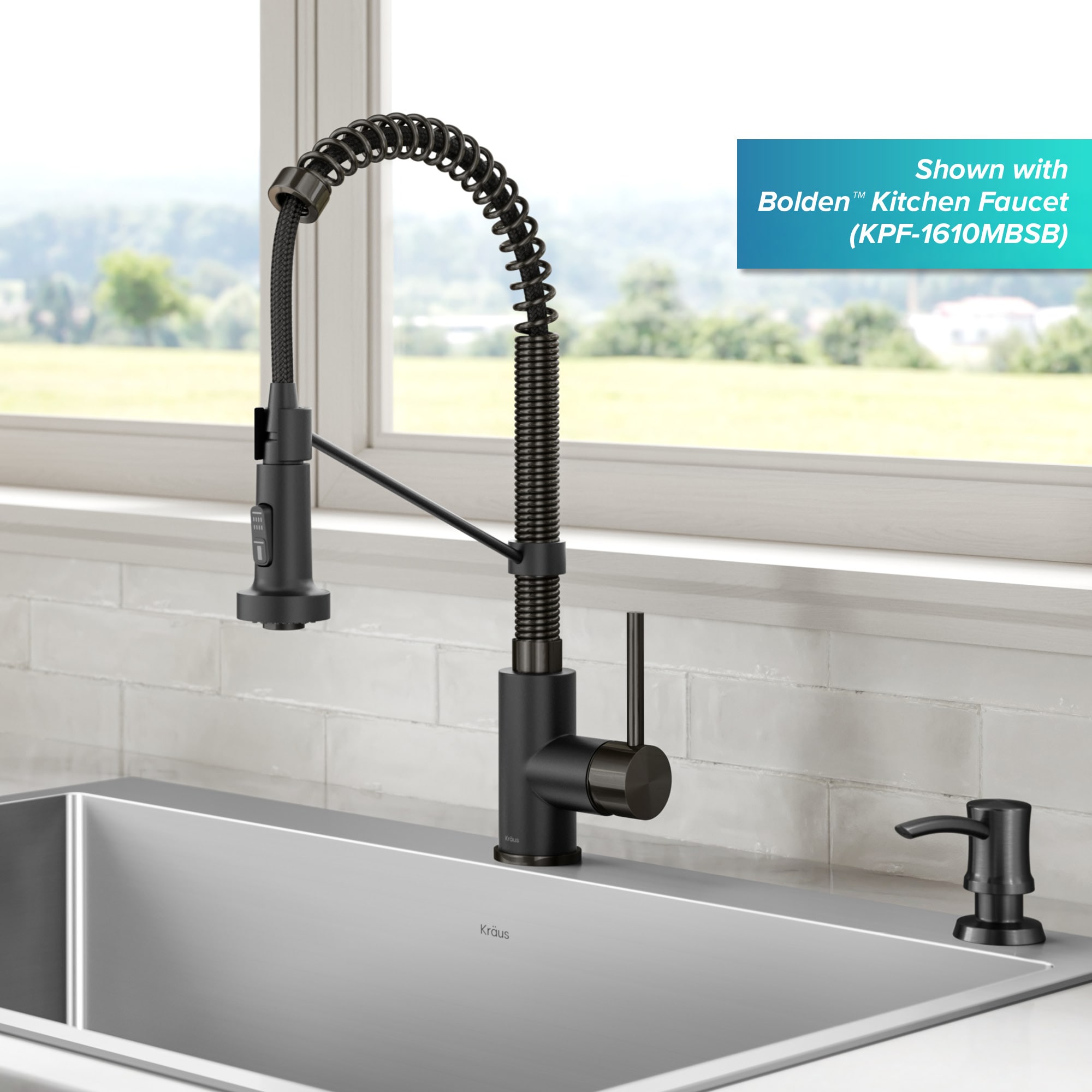 Kraus KSD-54SFSB Soap-Lotion-Dispensers - View #4