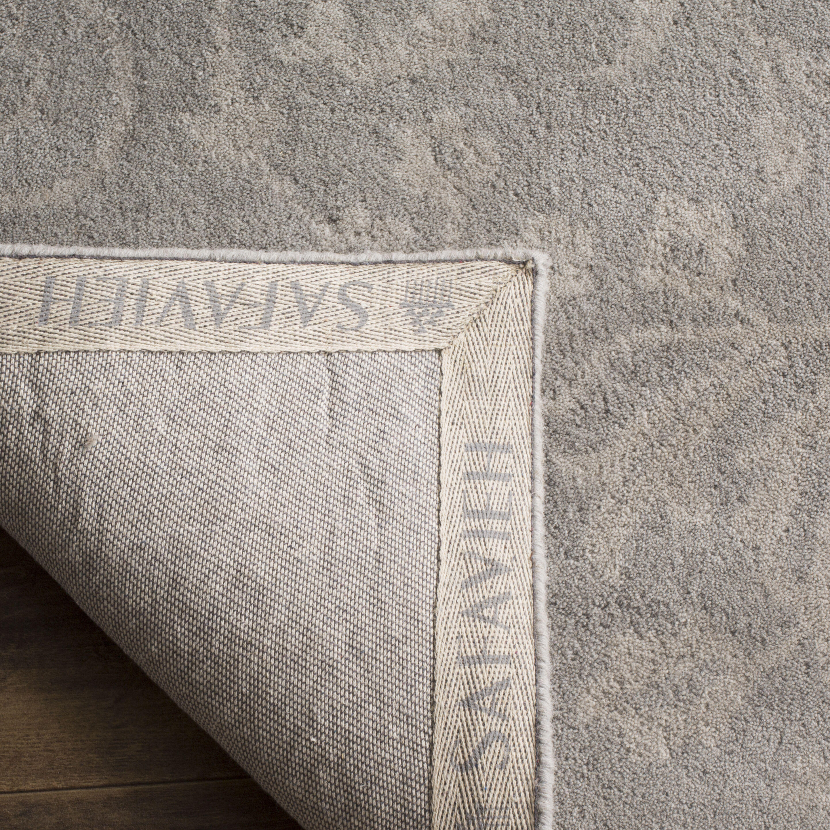 Gray and Silver Hand-Tufted Wool Area Rug, 11' x 15'