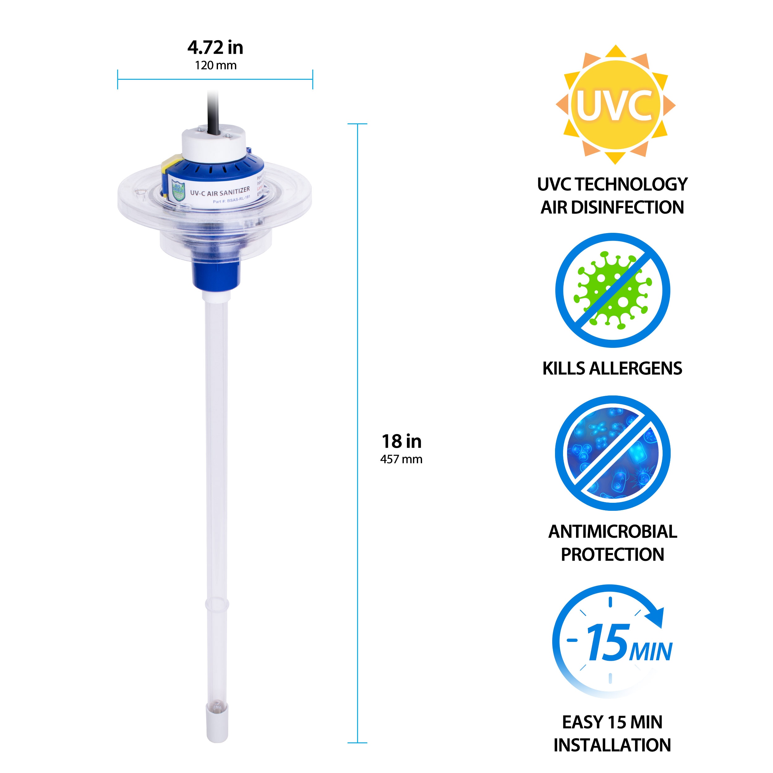 Bio Shield 50-BUVAS-E Specialty-Light-Bulbs - View #2