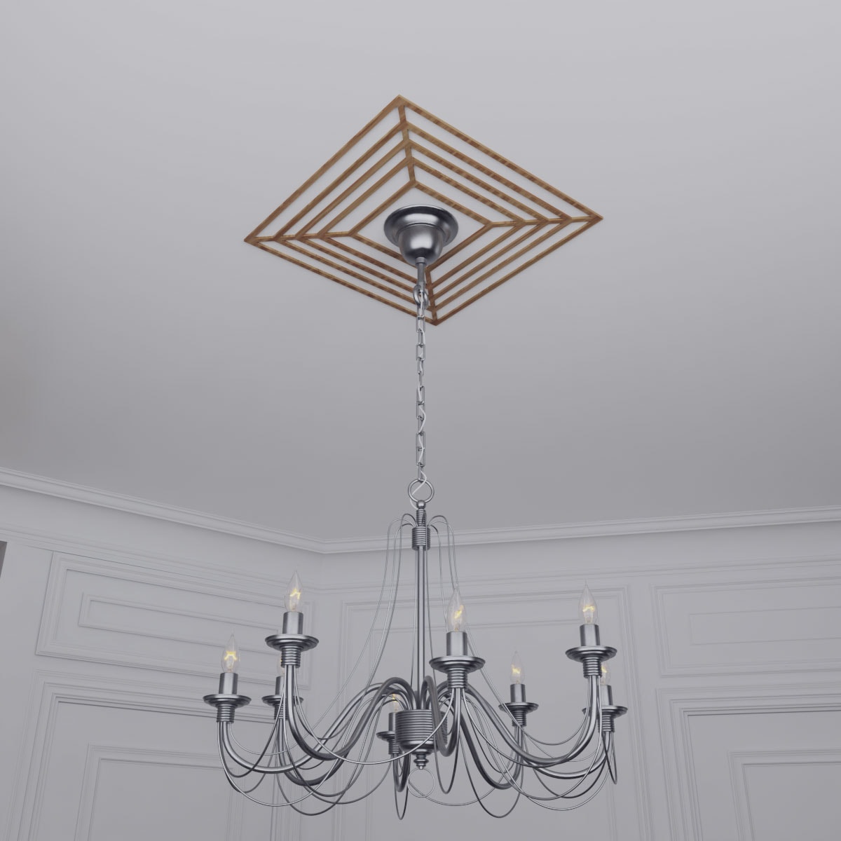 Ekena Millwork CMWP32X32X0250RAWA Ceiling-Medallions - View #11