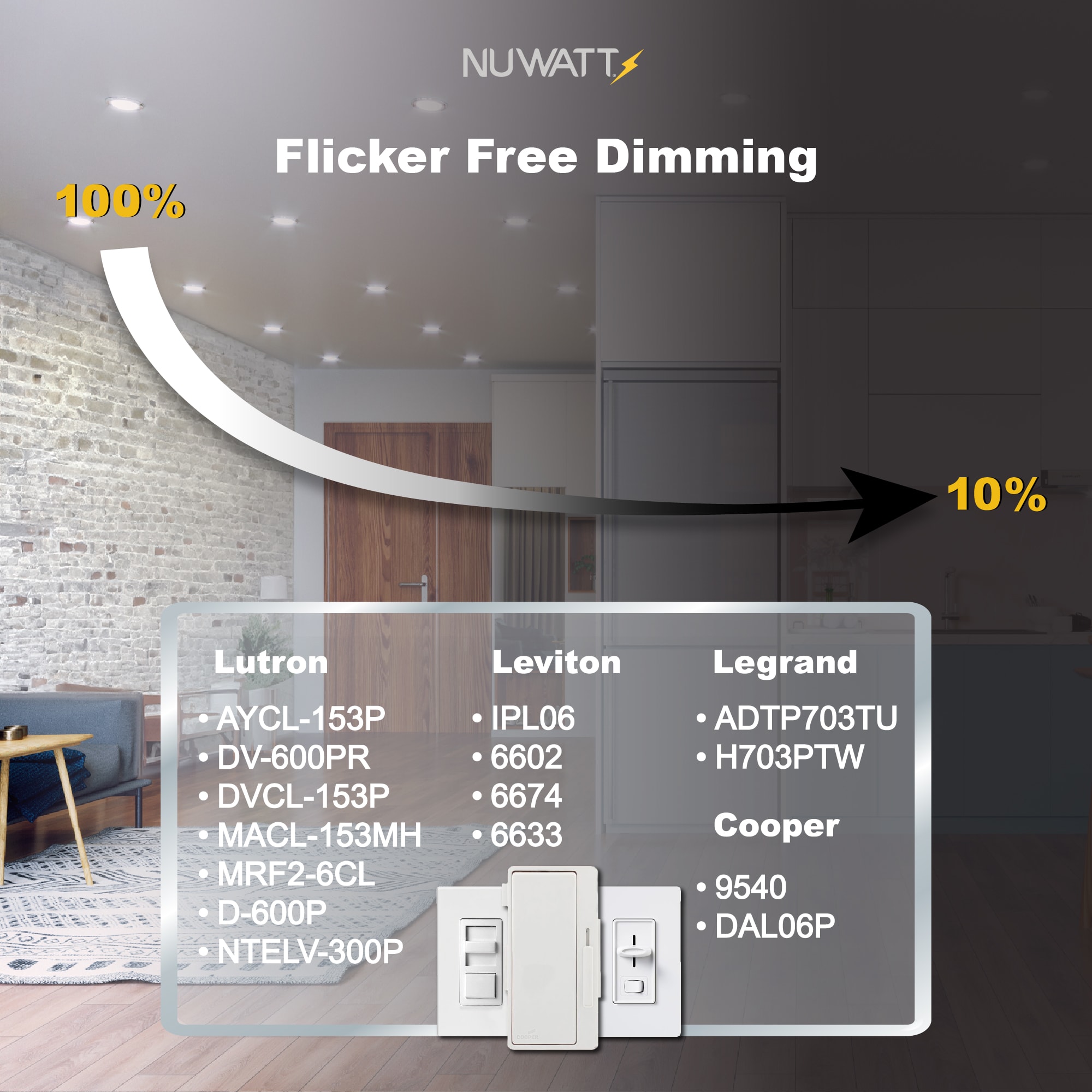 NUWATT NWP-DL-6-15W5CT-WH12 Led-Retrofit-Downlight - View #10