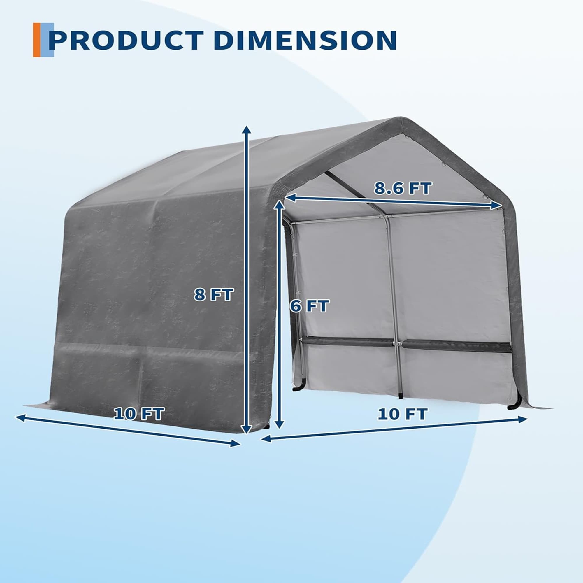 Qeetex LSHQQPPG-33AKYF3X Carport-Covers - View #6