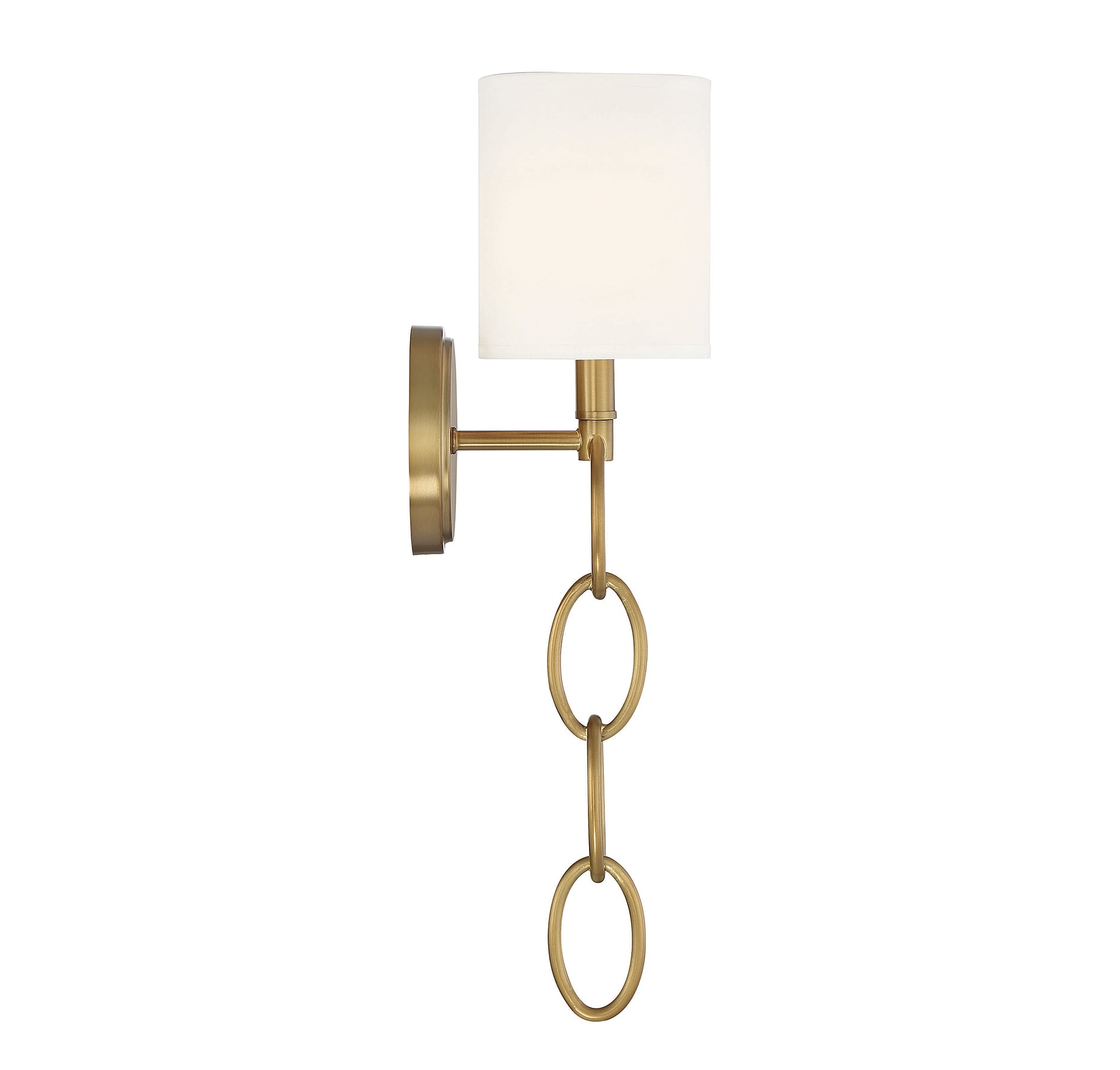 Joffree Warm Brass Dimmable 1-Light Wall Sconce