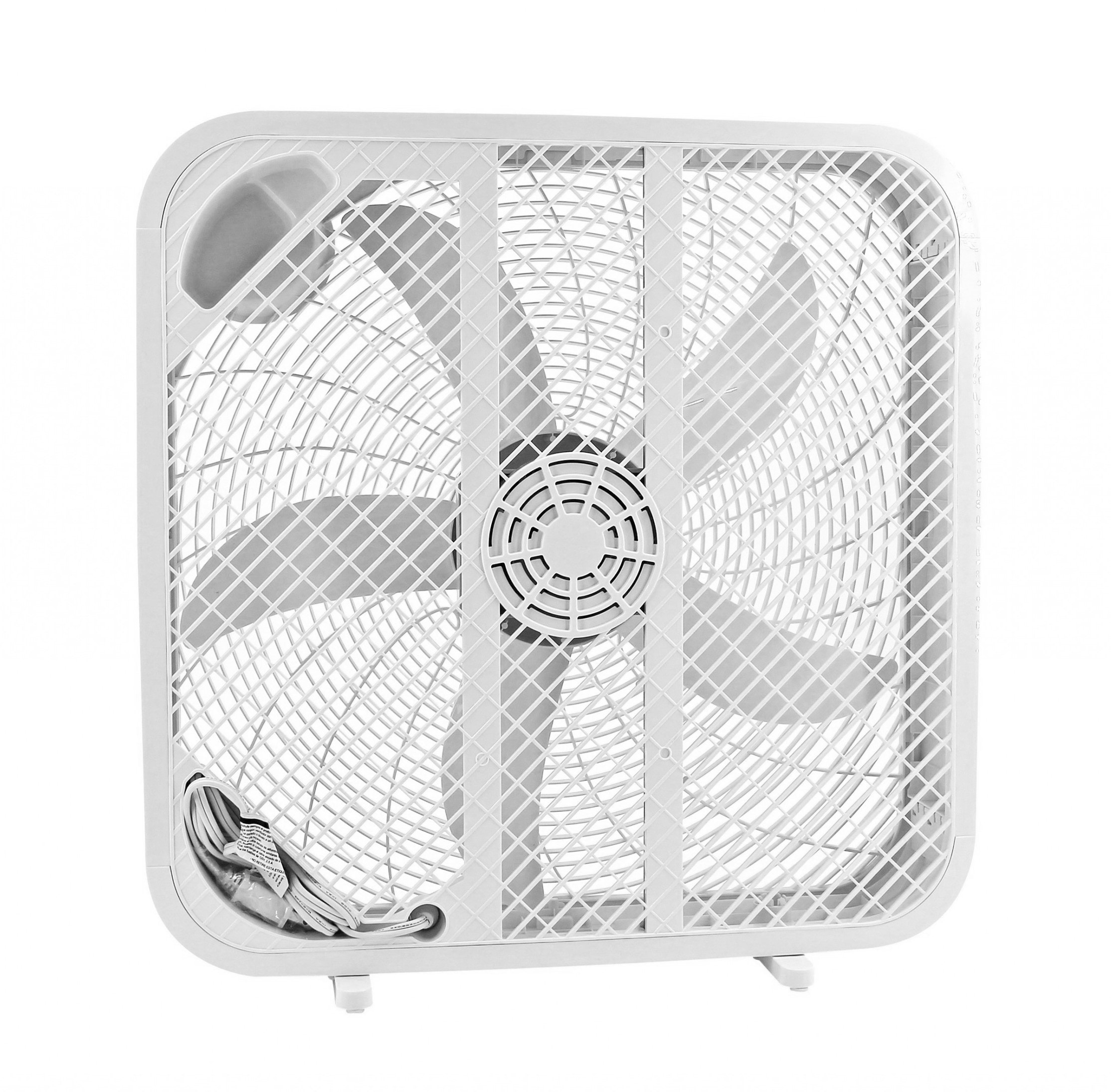 Utilitech 20-in 120-Volt 3-Speed High Velocity Indoor White Box Fan