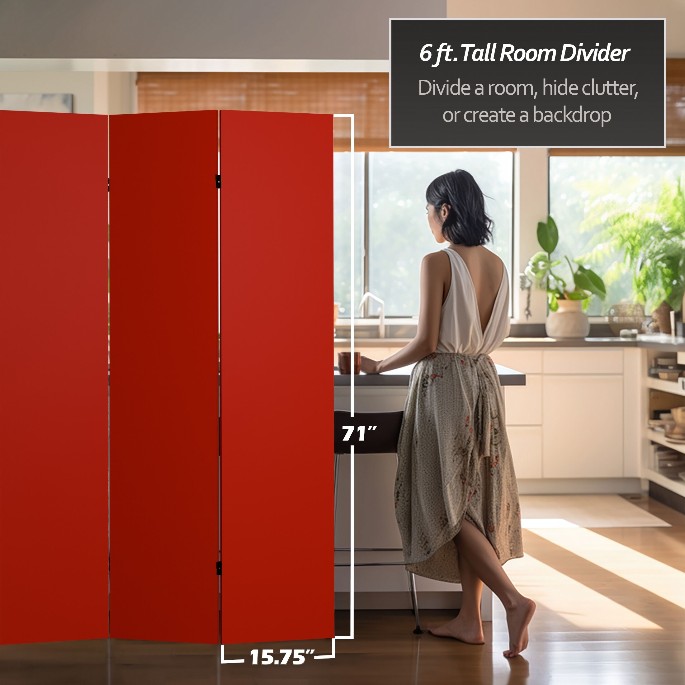 Oriental Furniture CAN-COL-ARED Indoor-Privacy-Screens - View #4