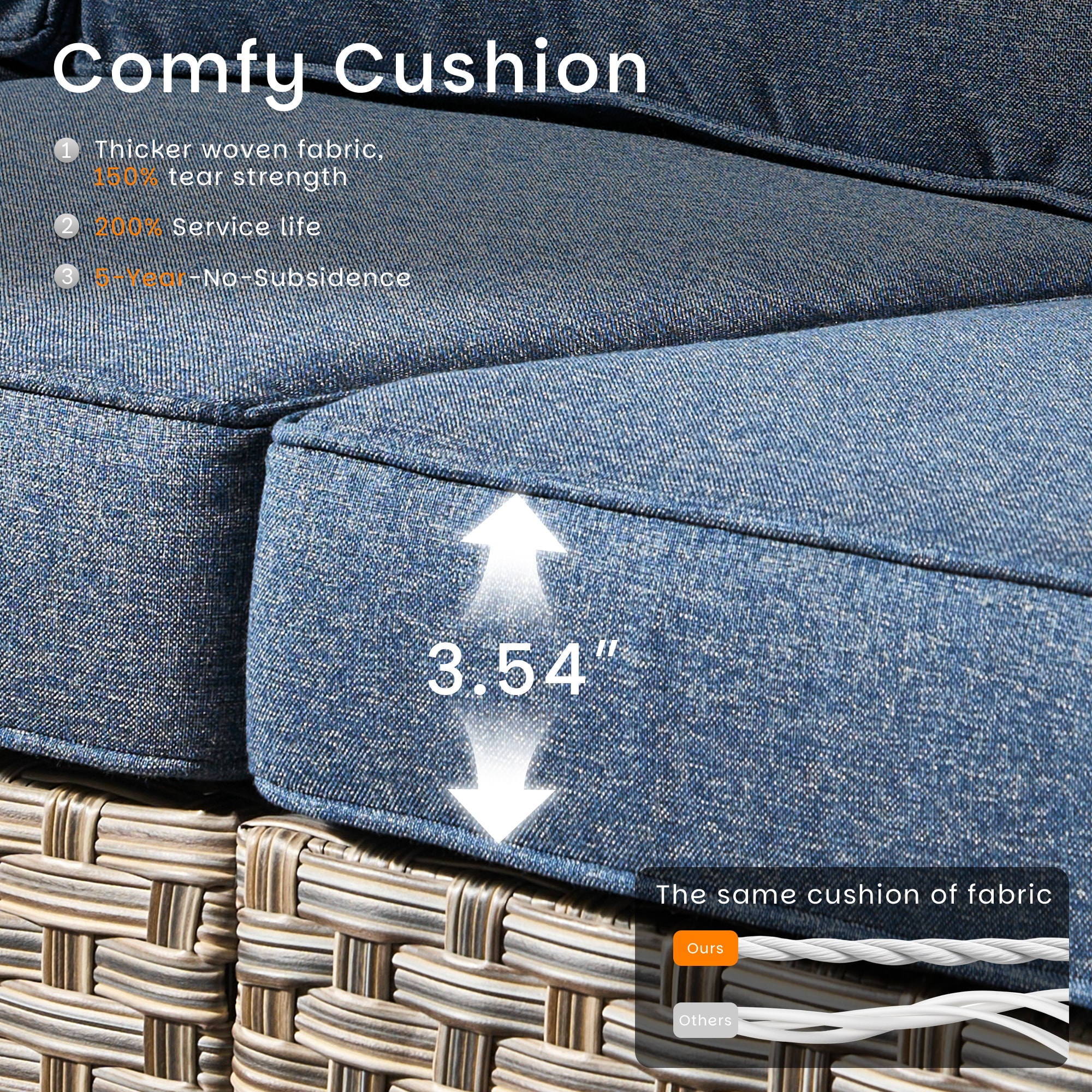 Caodoc L5-PAD300-2 Patio-Sofas-Daybeds - View #2