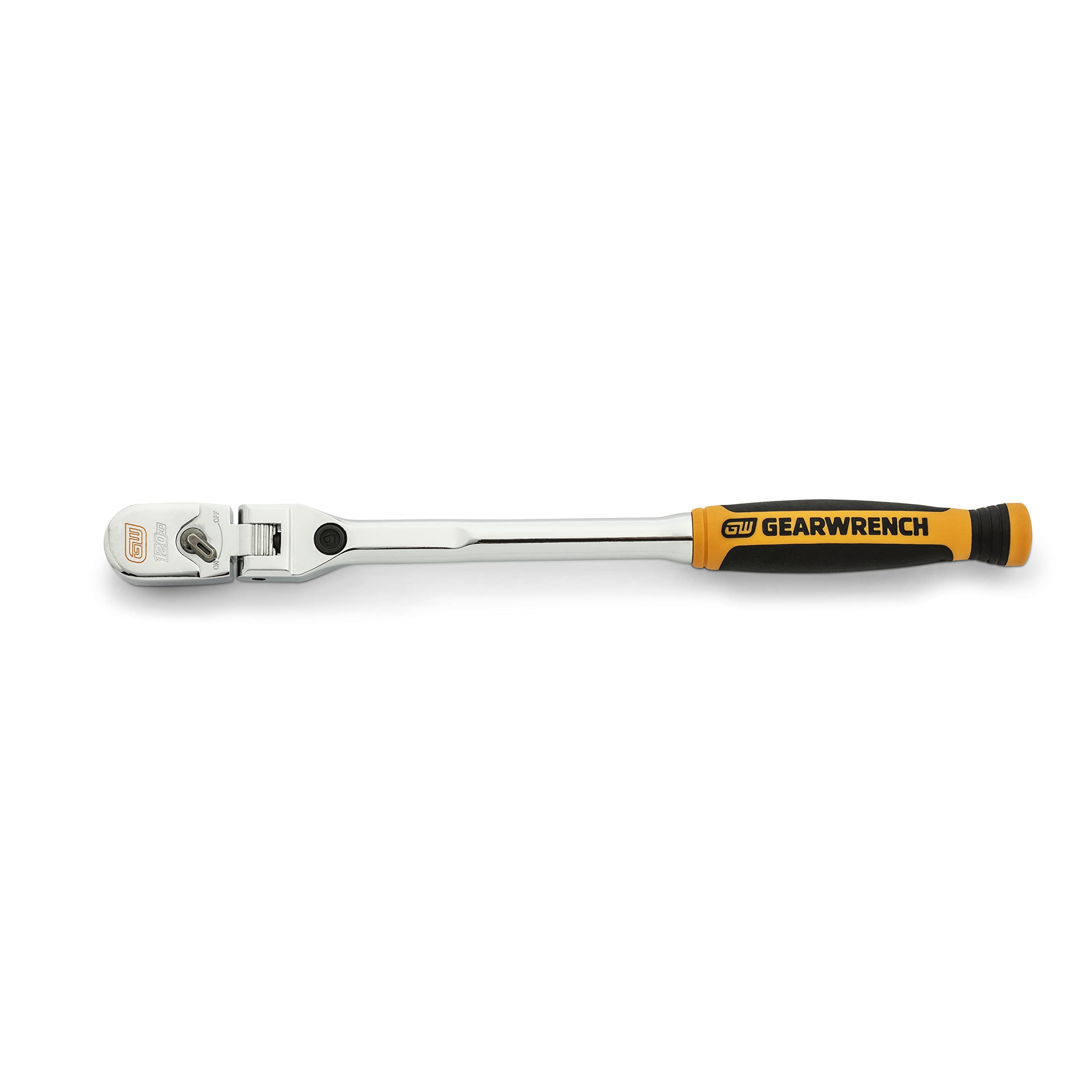 GEARWRENCH  81055 1/4 Drive 9 Cushion Grip 120XP Locking Flex Head Ratchet
