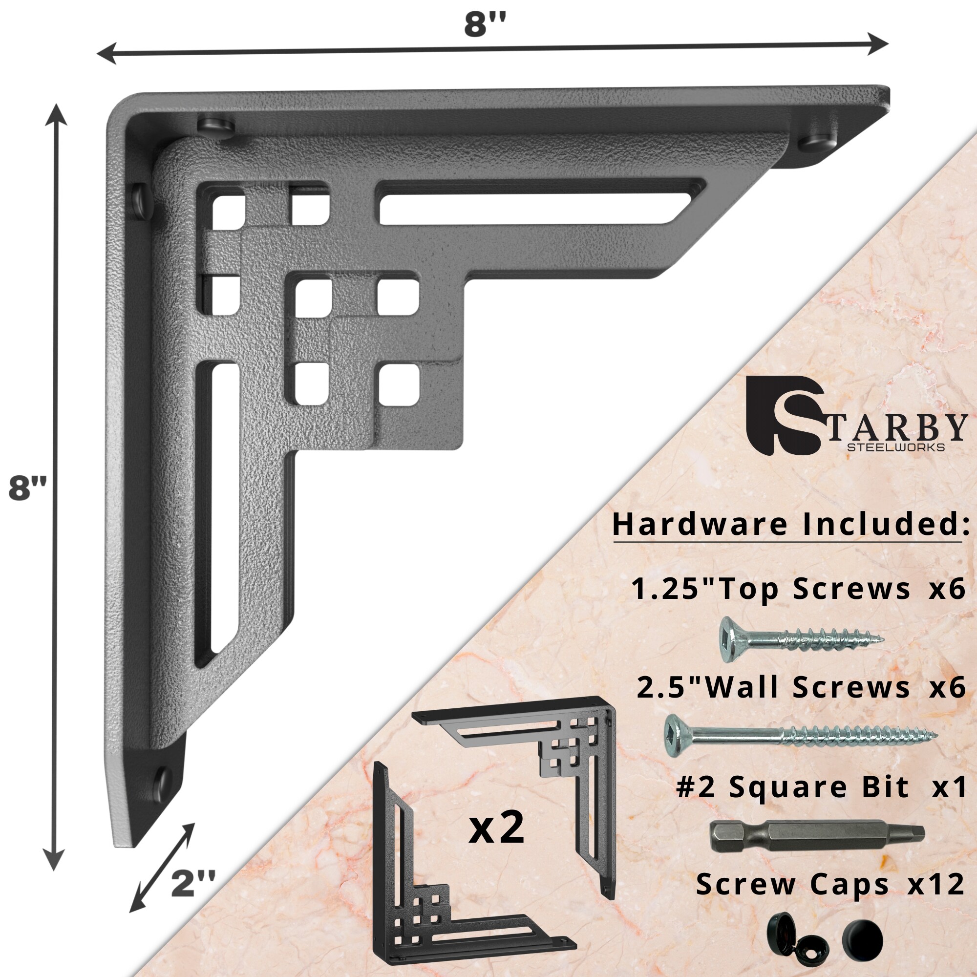 STARBY SB-ROCKVILLE-8 Shelving-Hardware - View #3
