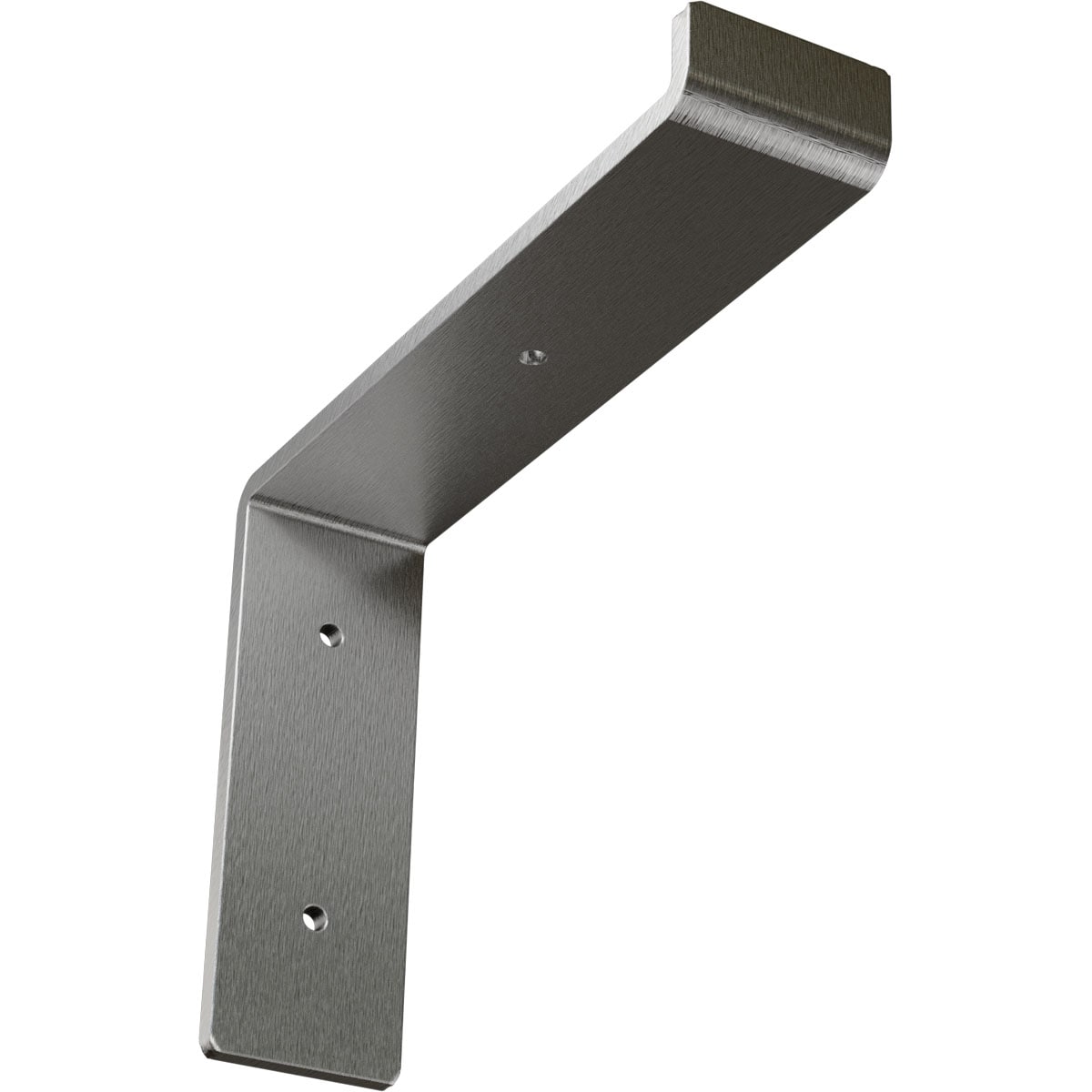 Ekena Millwork BKTM02X08X06TSSS Steel Truss Shelf 8-in x 2-in x 6-in Stainless steel Steel Wall bracket