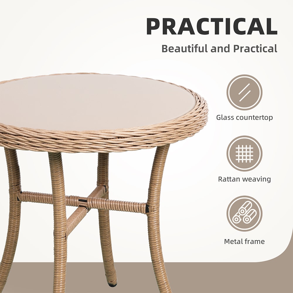 UPHA TBLH5JT-BEIGE Patio-Conversation-Sets - View #3