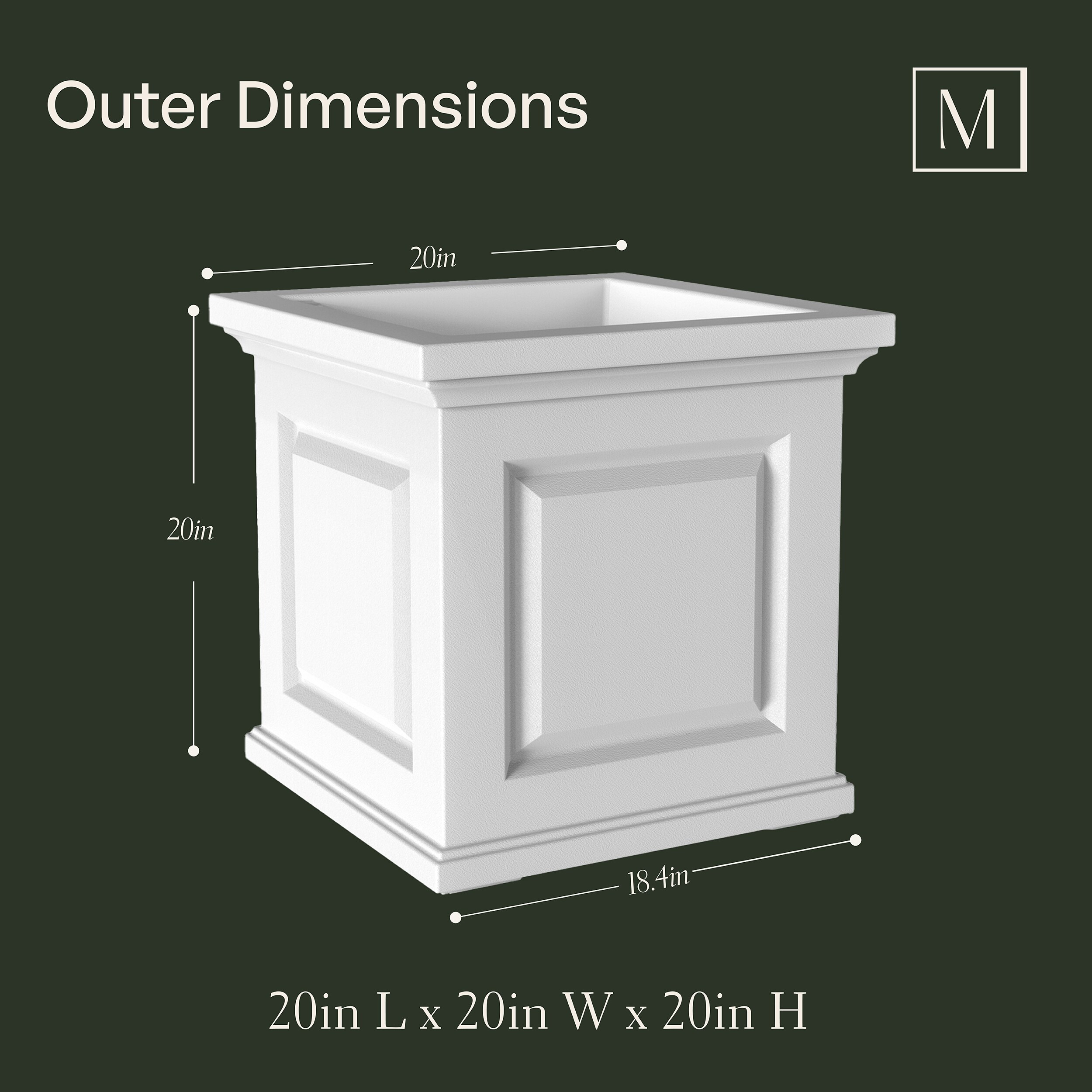 Mayne 4846-B Planter-Window-Box - View #10