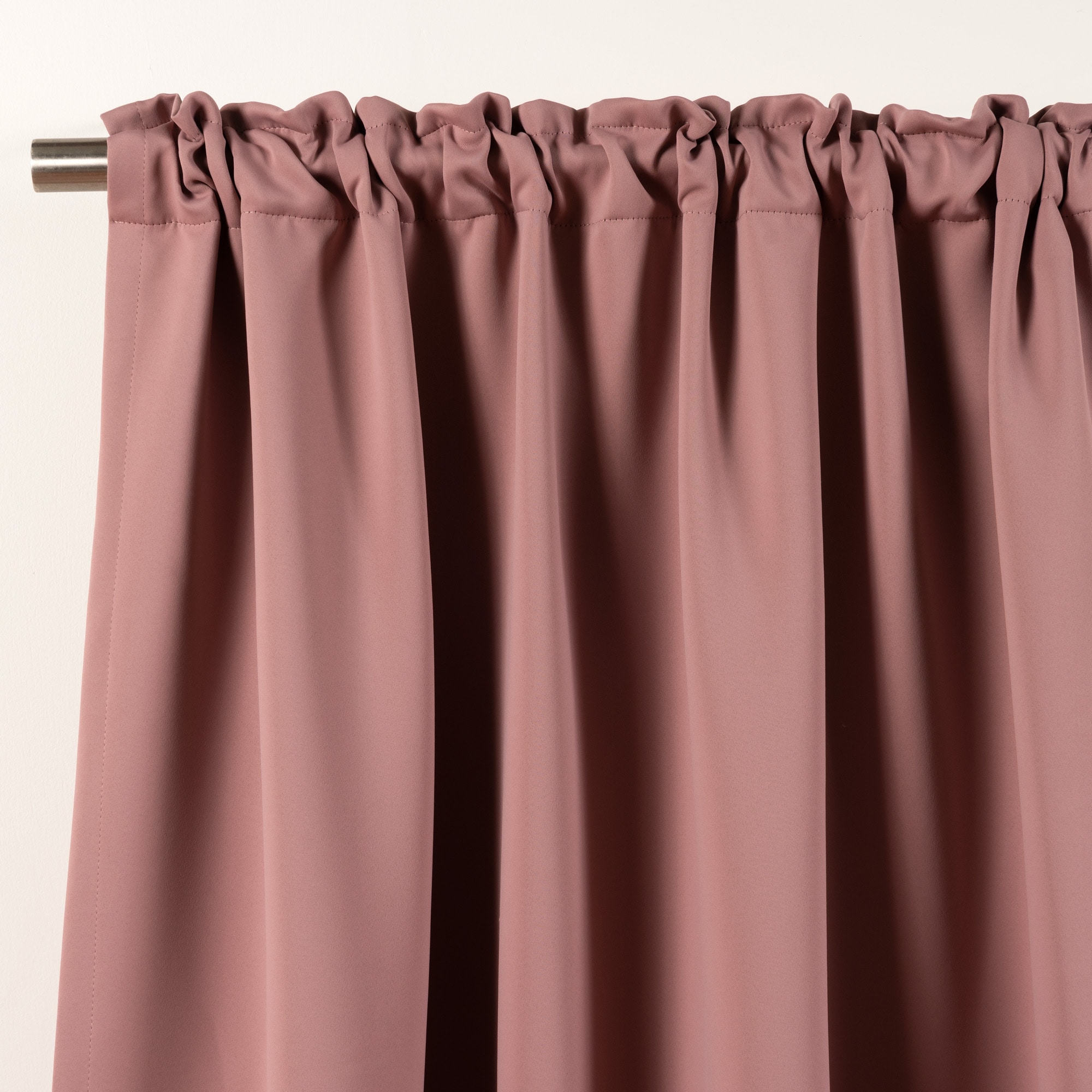 Best Home Fashion SOLID-63-MAUVE curtains - View #4