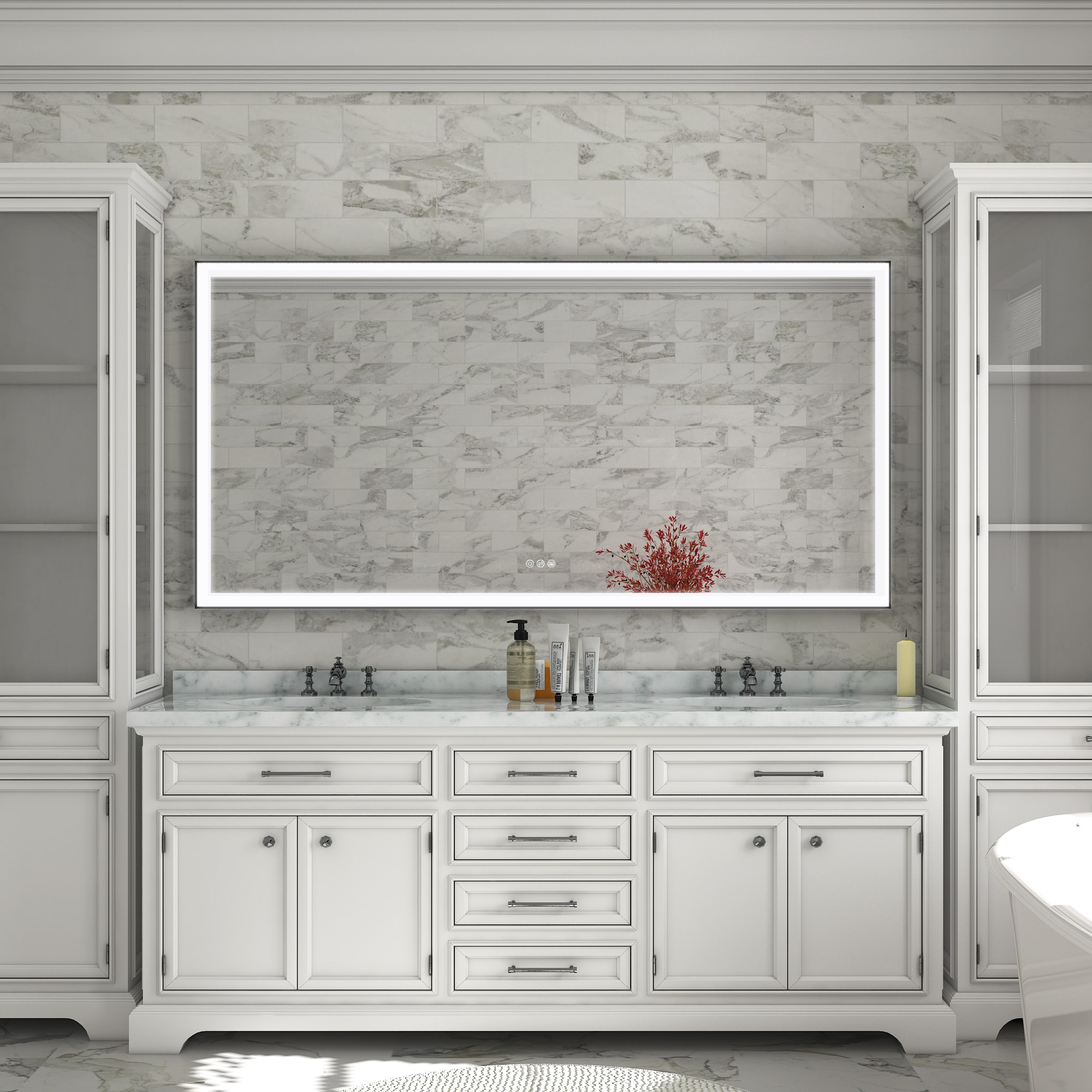 Forclover MEAM-5F7236MB Framed-Bath-Mirrors - View #14