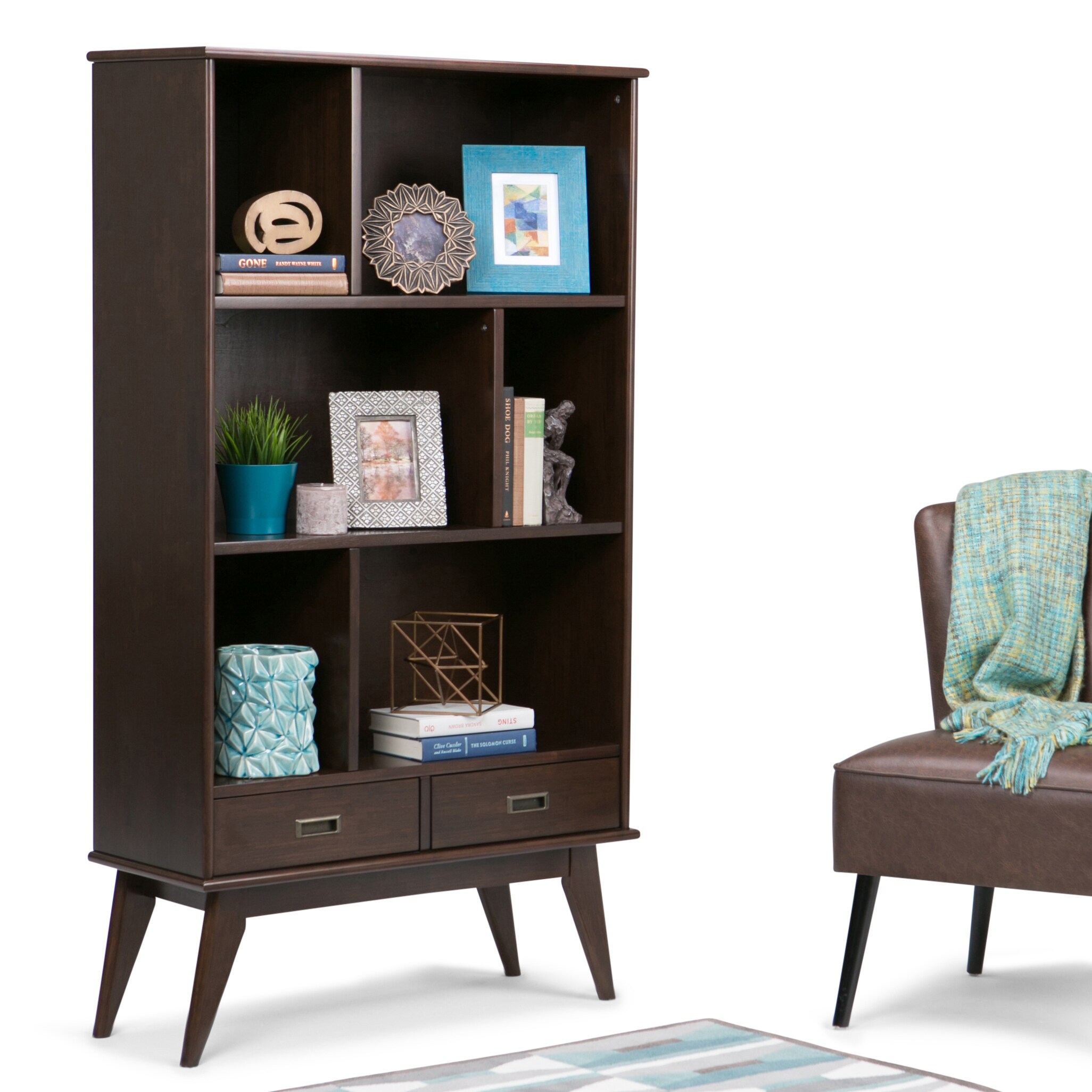 Simpli Home 3AXCDRP-13 bookcases - View #7