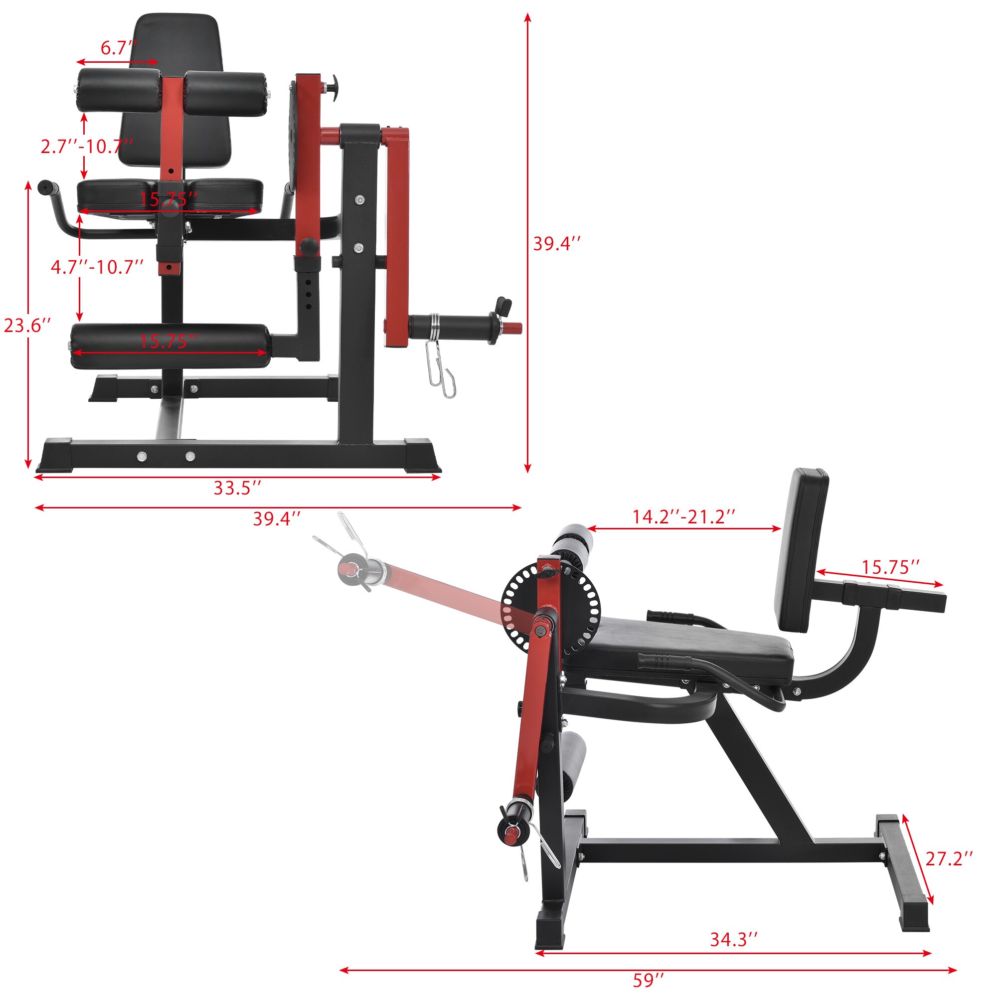 Flynama V-00063AAJ Lat-Pull-Down-Machines - View #4