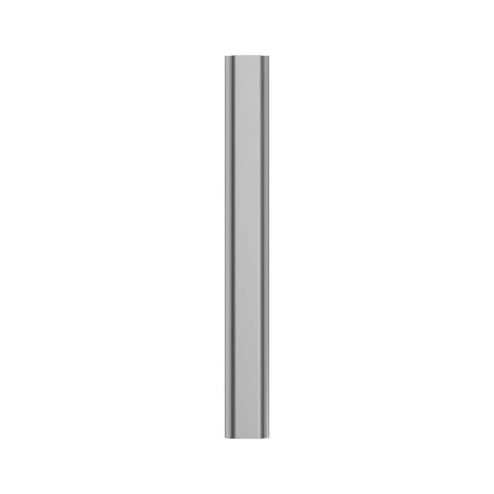 Polished Chrome Modern Cabinet Drawer Pull with Mounting Hardware