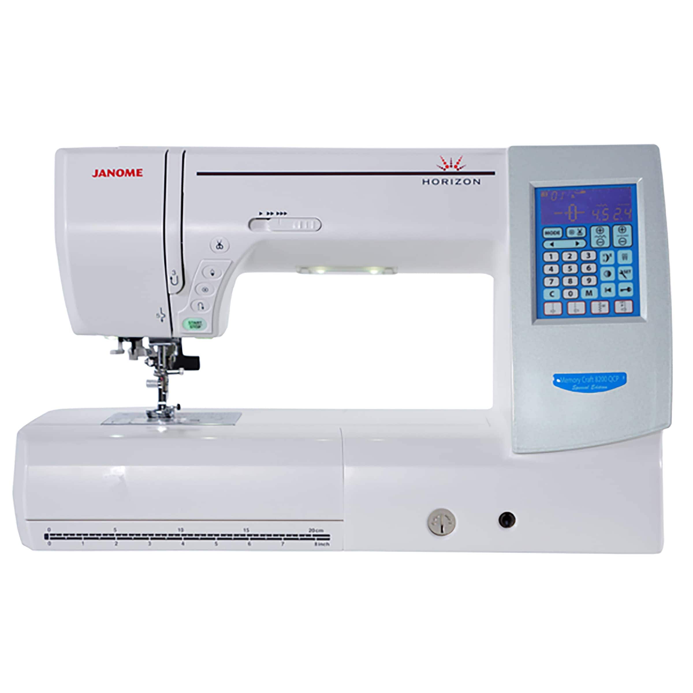 Janome MC8200QCP Memory Craft Horizon 8200QCP Computerized Sewing and Quilting Machine