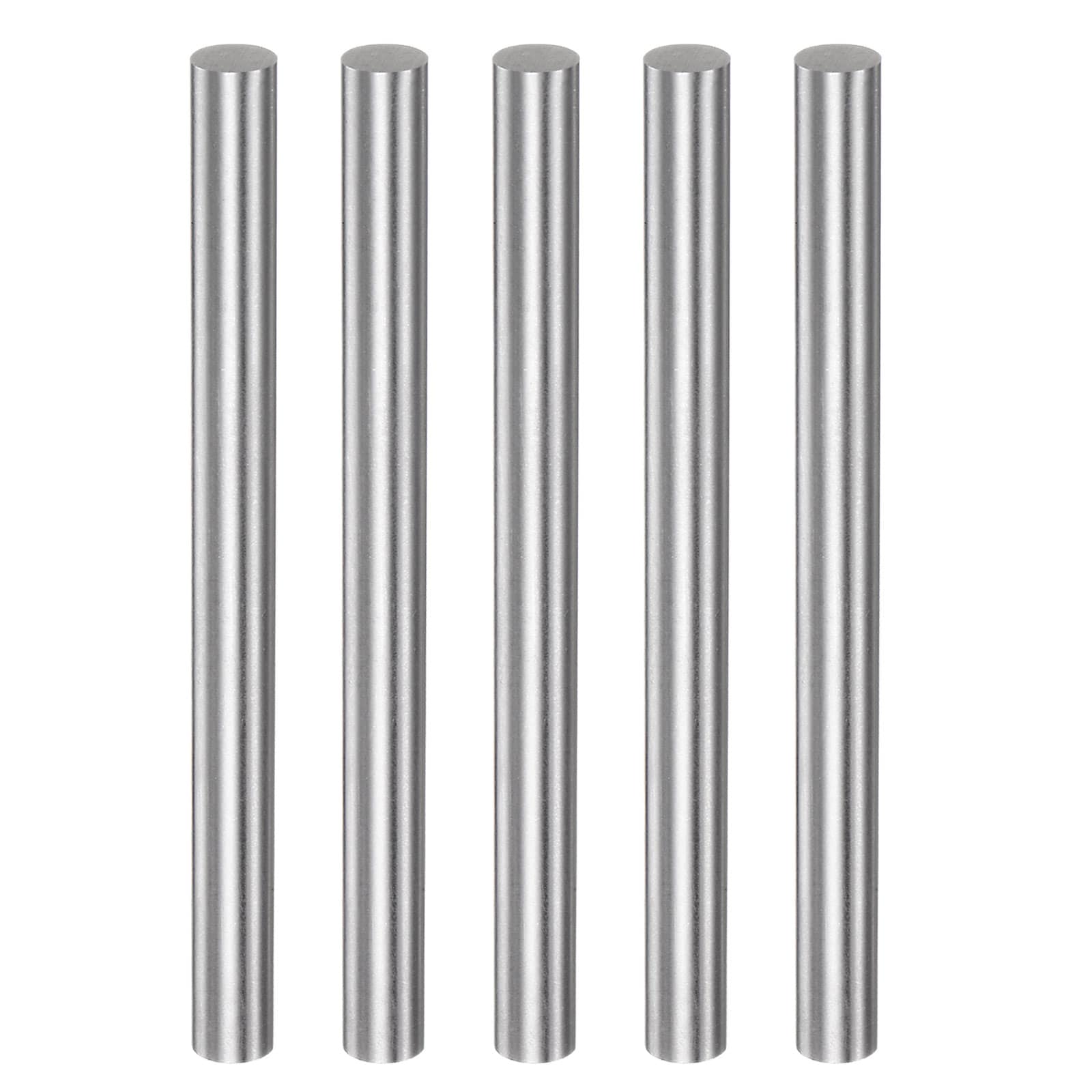 Harfington 5pcs Round Rods 7.9mm x 100mm High Speed Steel (HSS) Lathe Bar Stock DIY Craft Tools for Turning Facing Drilling Threading