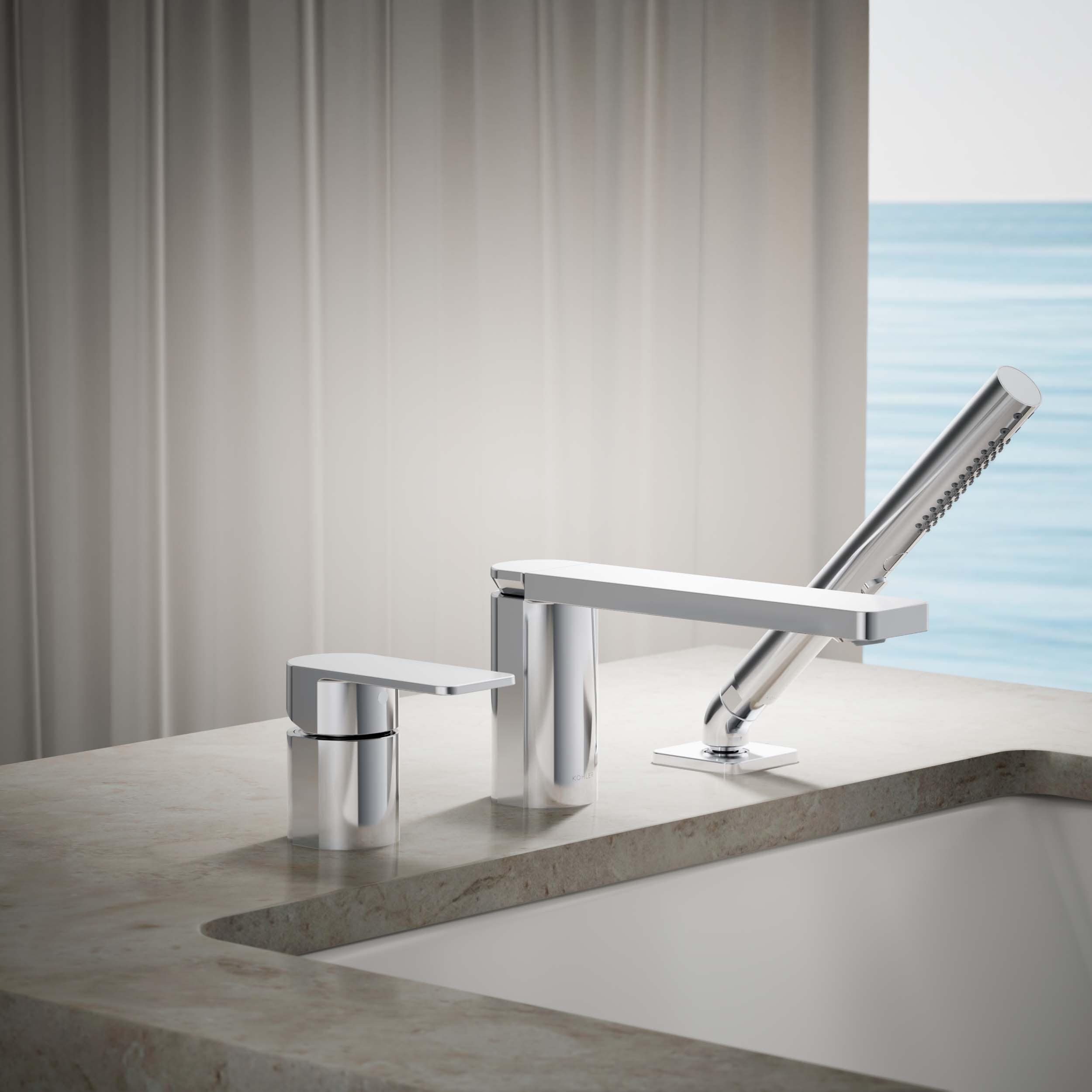 KOHLER K-23488-4-CP Roman-Tub-Faucets - View #2