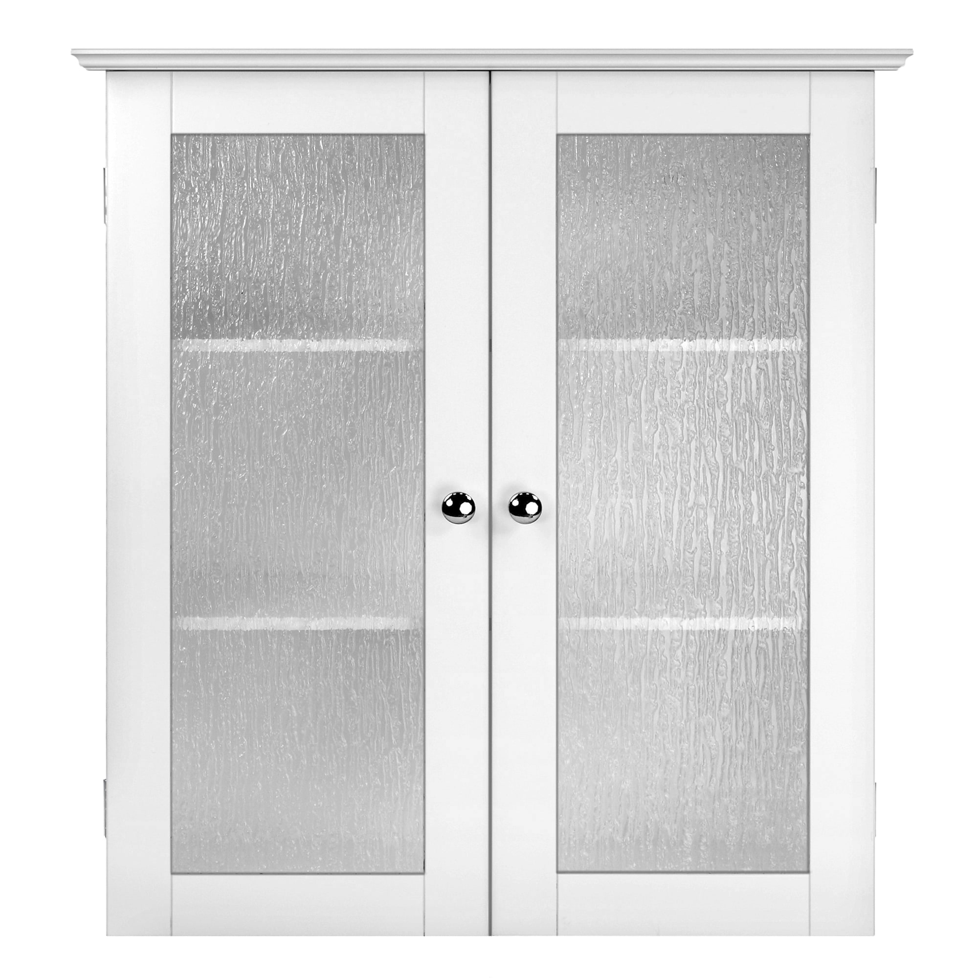 Teamson Home Connor 22.25-in W x 25-in H x 8-in D White Bathroom Wall Cabinet